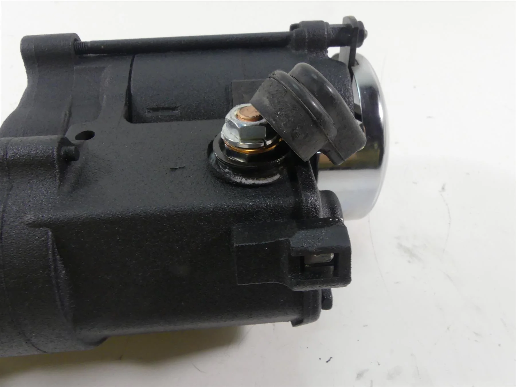 2014 Harley Touring FLHX Street Glide Engine Starter Motor + Cover 31618-06A - Image 5