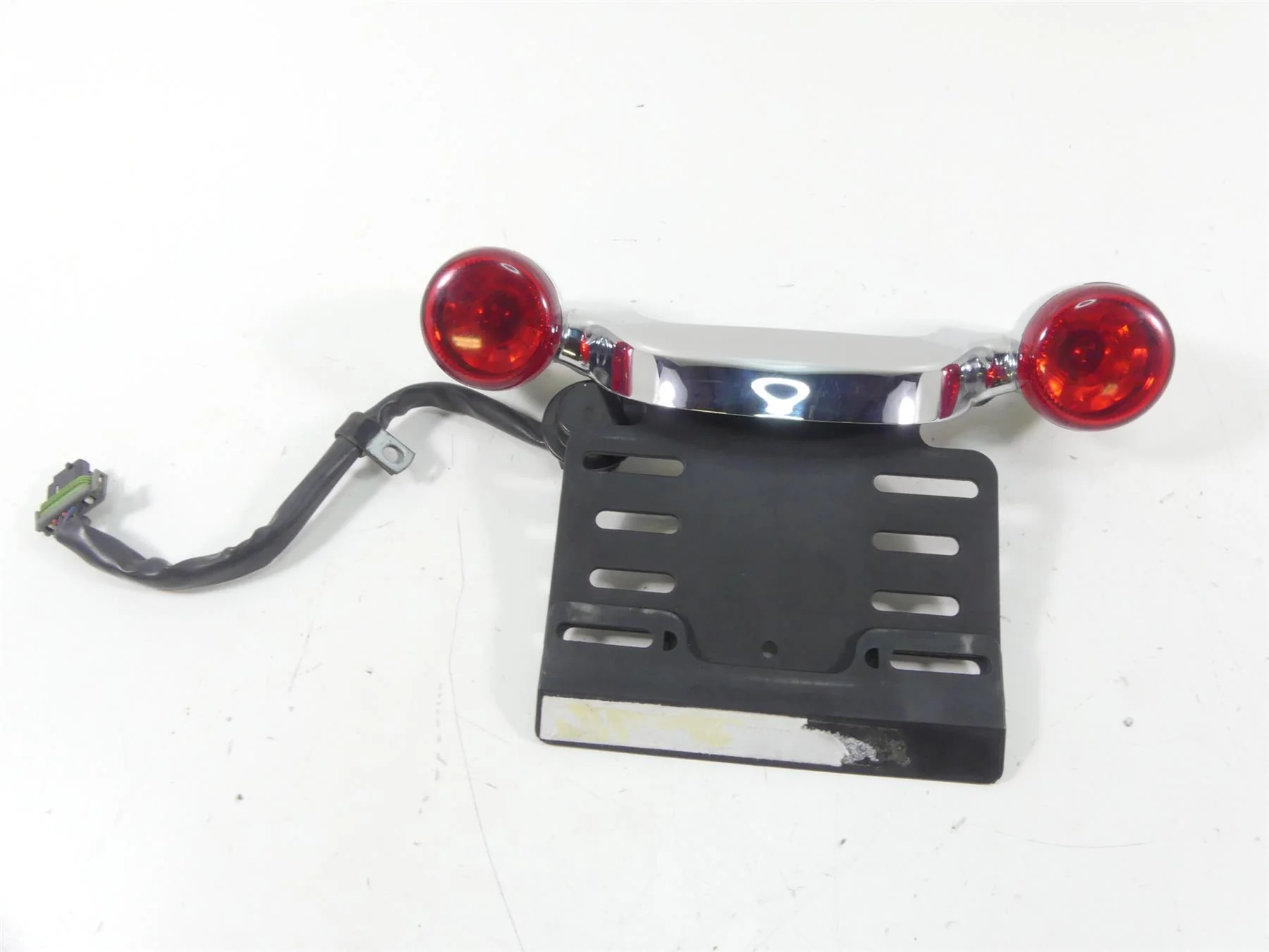2014 Harley Touring FLHX Street Glide Rear Blinker Bar Plate Holder Set 73314-10