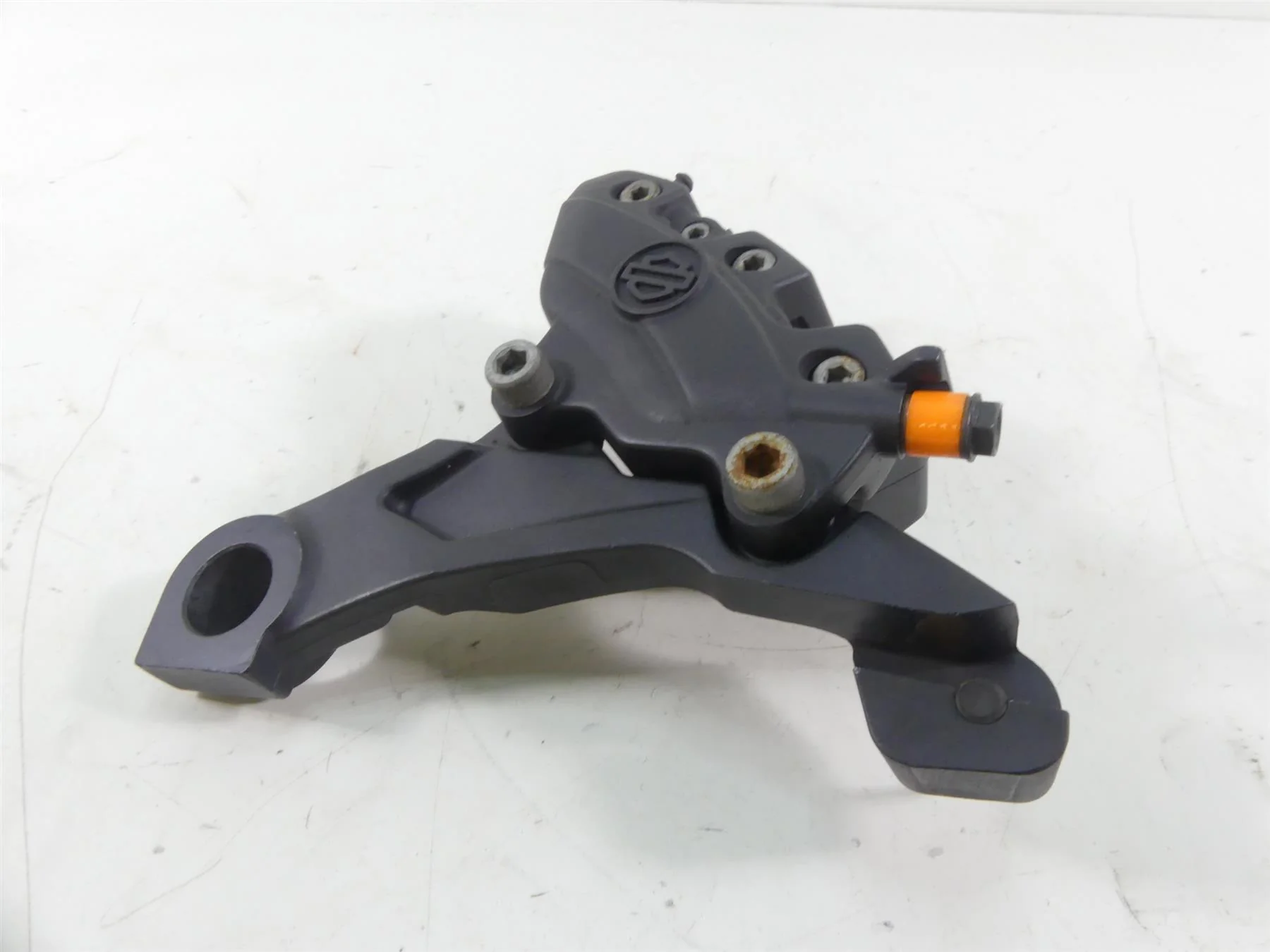 2014 Harley Touring FLHX Street Glide Rear Brembo Brake Caliper + Mount 44080-08 - Image 2