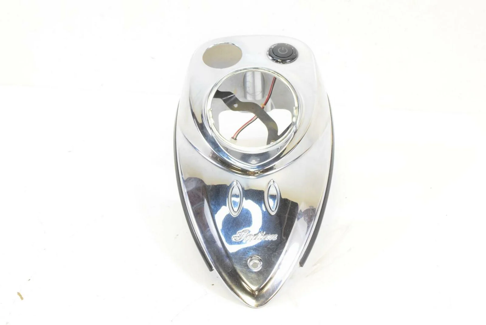 2014 Indian Chief Vintage Chrome Tank Cover Panel Dash Start Button 5633355