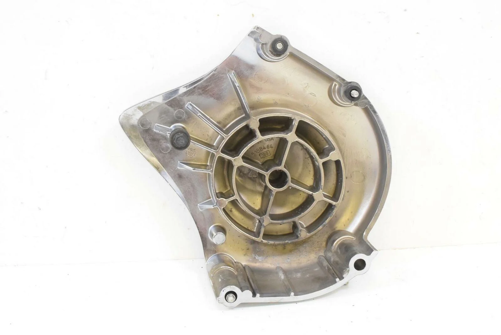 2014 Indian Chief Vintage Front Sprocket Belt Pulley Chrome Cover  5138464 - Image 5