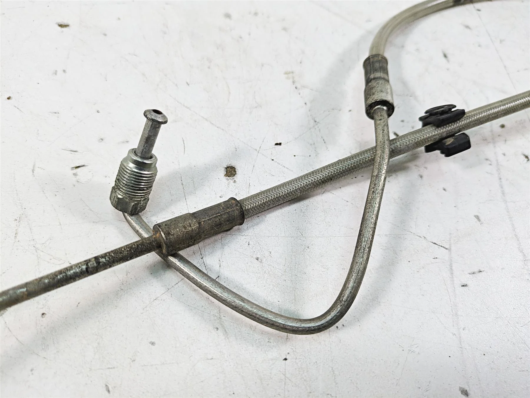2014 Moto Guzzi California 1400 T Abs Rear Brake Line Hose Set 887584 887585 - Image 12
