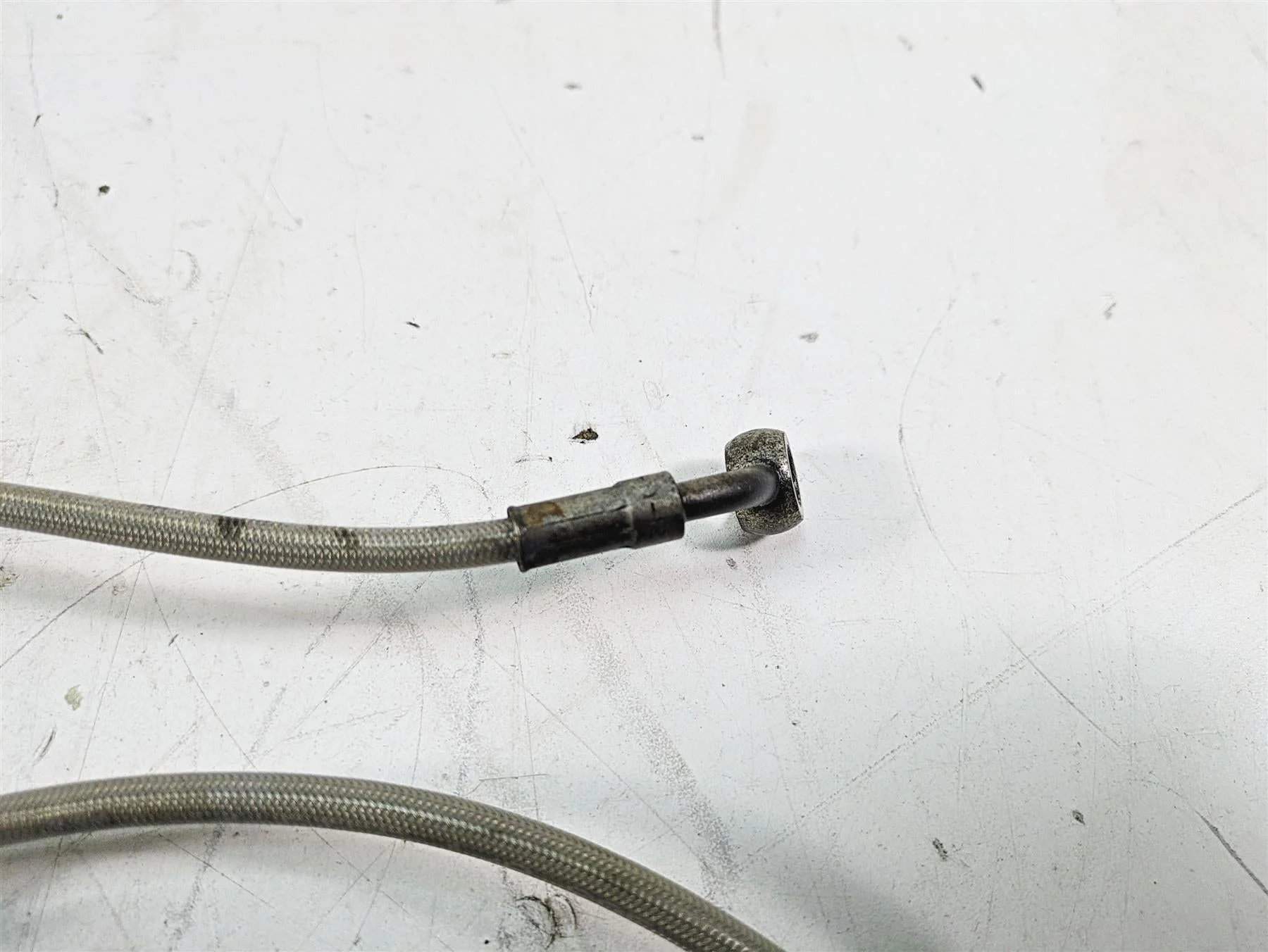 2014 Moto Guzzi California 1400 T Abs Rear Brake Line Hose Set 887584 887585 - Image 9