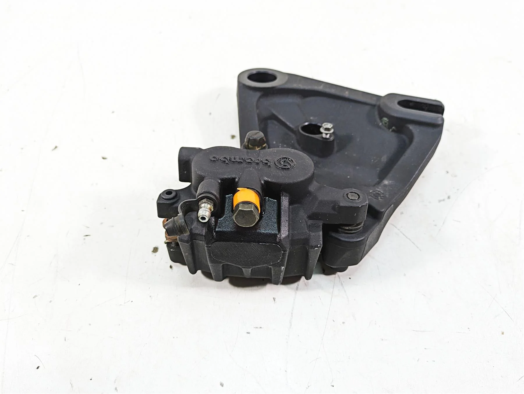 2014 Moto Guzzi California 1400 T Brembo Rear Brake Caliper + Bracket 887490 - Image 3