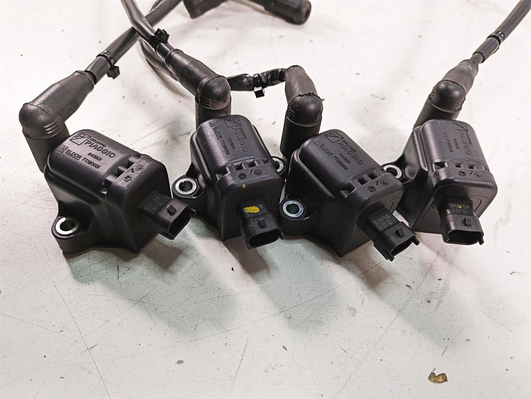 2014 Moto Guzzi California 1400 T Eldor Ignition Coil Plug Wire Set -Read 641901 - Image 11