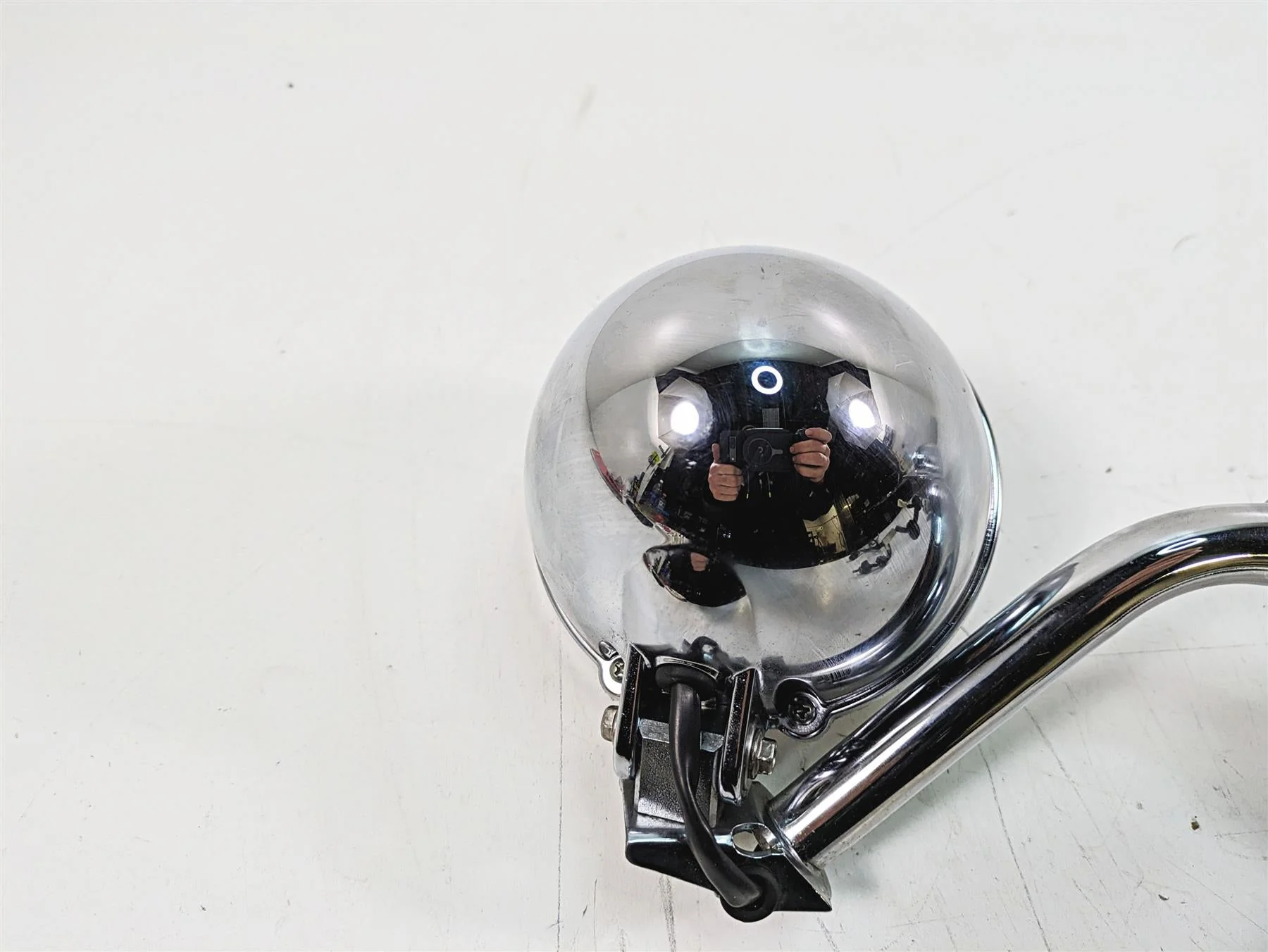 2014 Moto Guzzi California 1400 T Front Spot Lights & Mount -Read B063295 887997 - Image 11