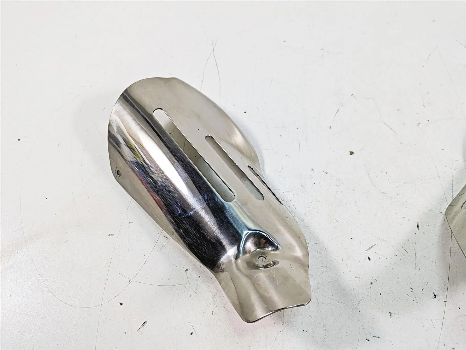 2014 Moto Guzzi California 1400 T Intake Chrome Cover Fairing Cowl Set B063158 - Image 12