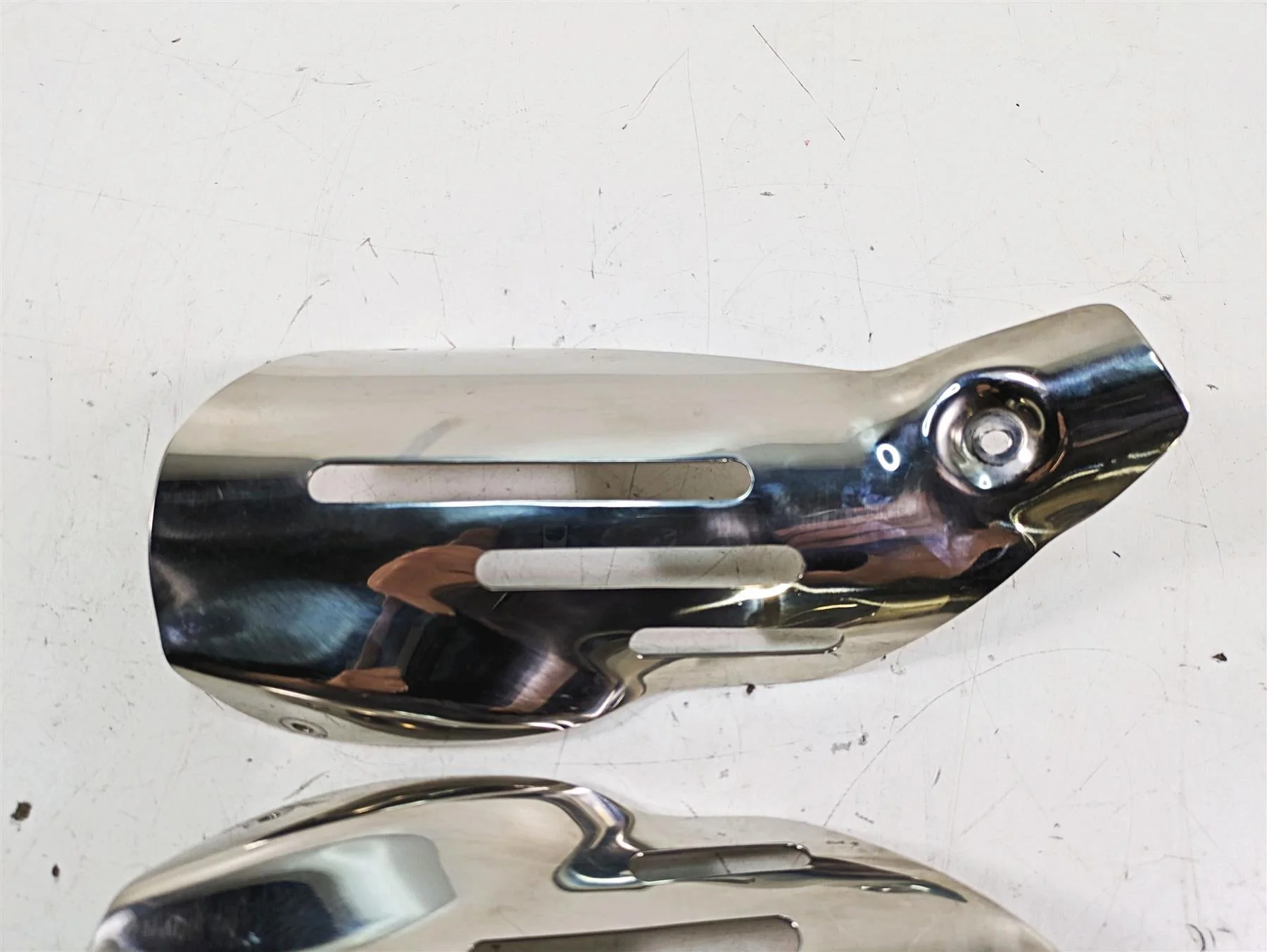2014 Moto Guzzi California 1400 T Intake Chrome Cover Fairing Cowl Set B063158 - Image 7
