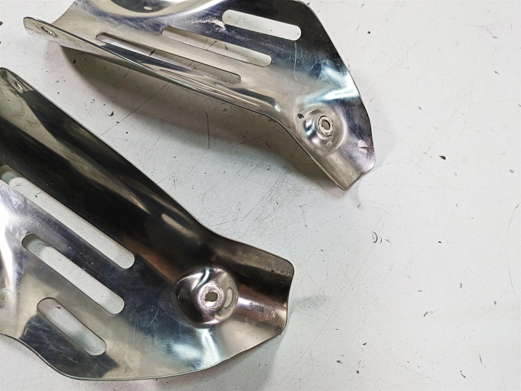 2014 Moto Guzzi California 1400 T Intake Chrome Cover Fairing Cowl Set B063158 - Image 9