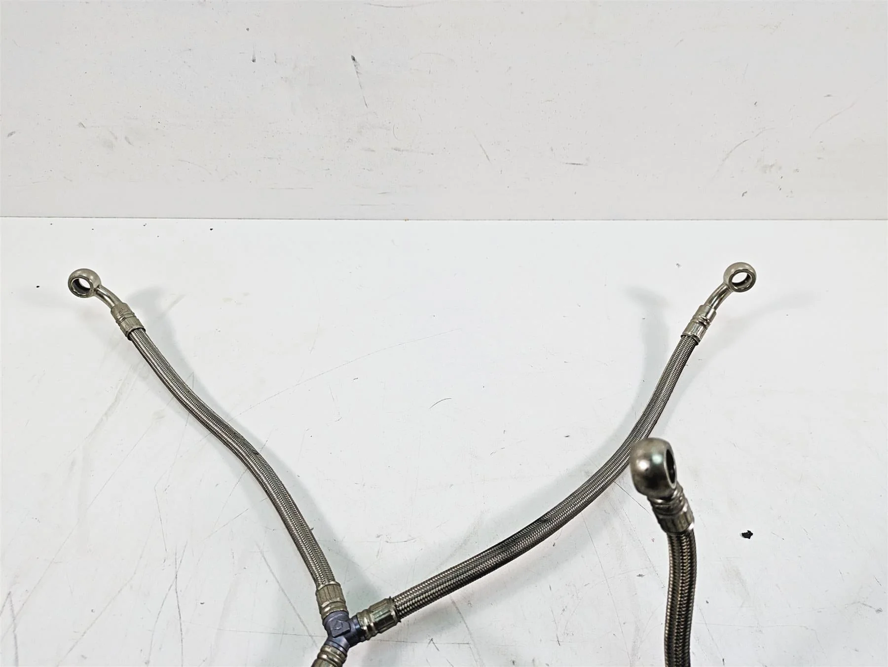 2014 Moto Guzzi California 1400 T Oil Cooler Lines Hoses & Fan Set B063090 - Image 9