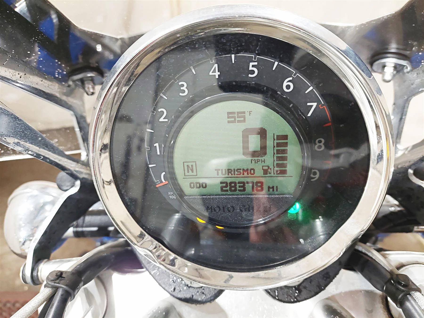 2014 Moto Guzzi California 1400 T Speedometer Gauges Instrument 28k -Read 887540 - Image 2