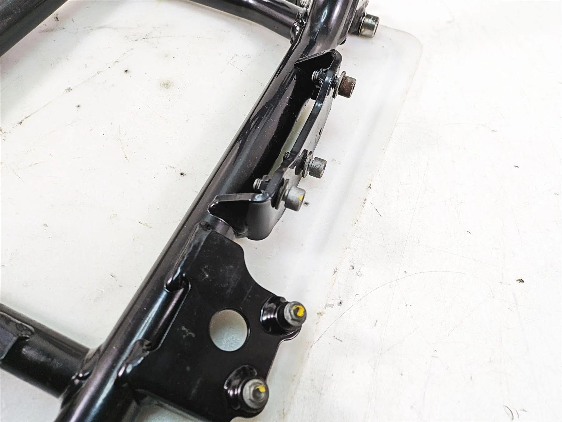 2014 Moto Guzzi California 1400 T Straight Lower Frame Rail Downtube Set 886837 - Image 10
