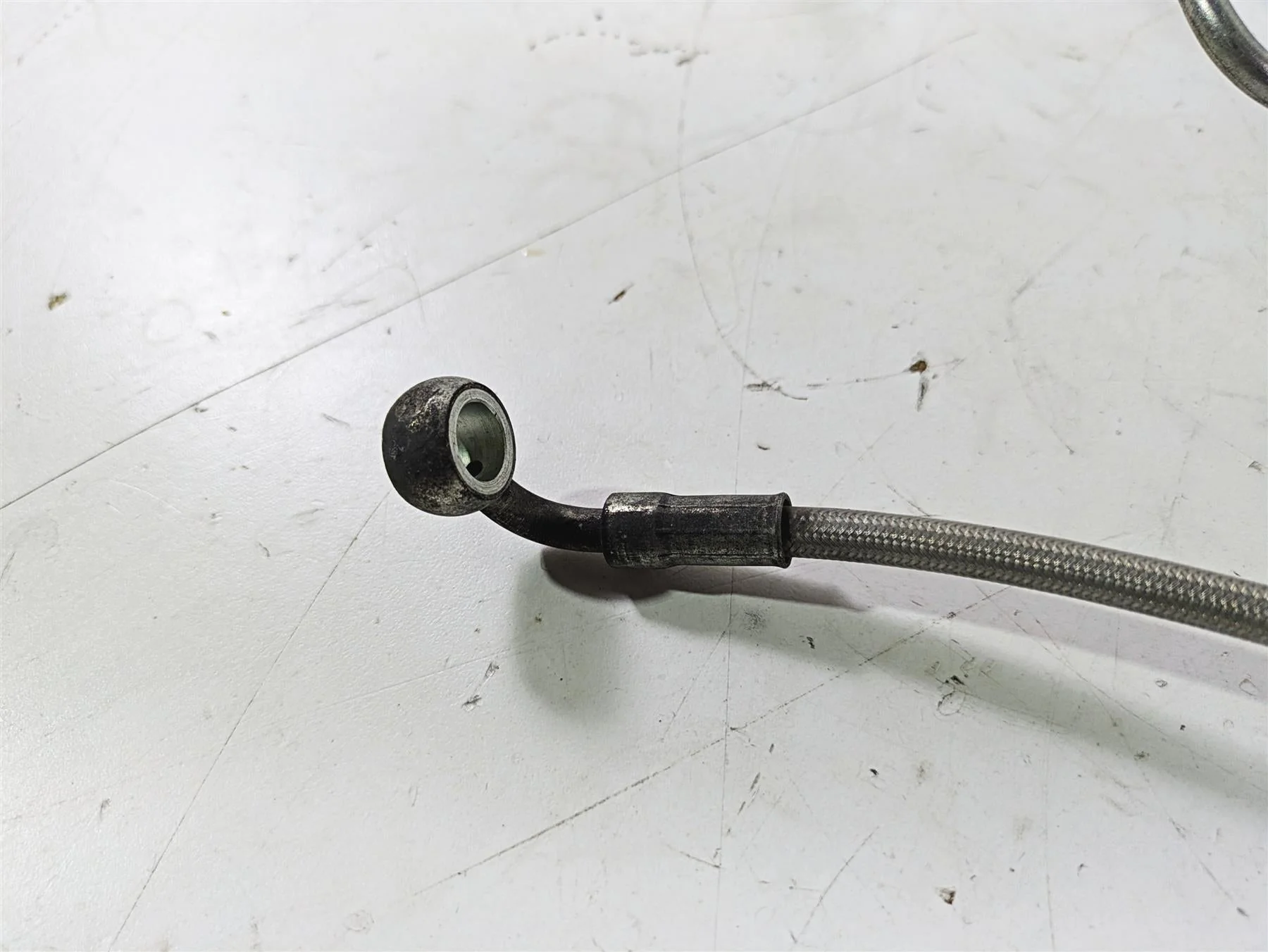 2014 Moto Guzzi California 1400 Touring Front Abs Brake Line Set 887584 887583 - Image 3