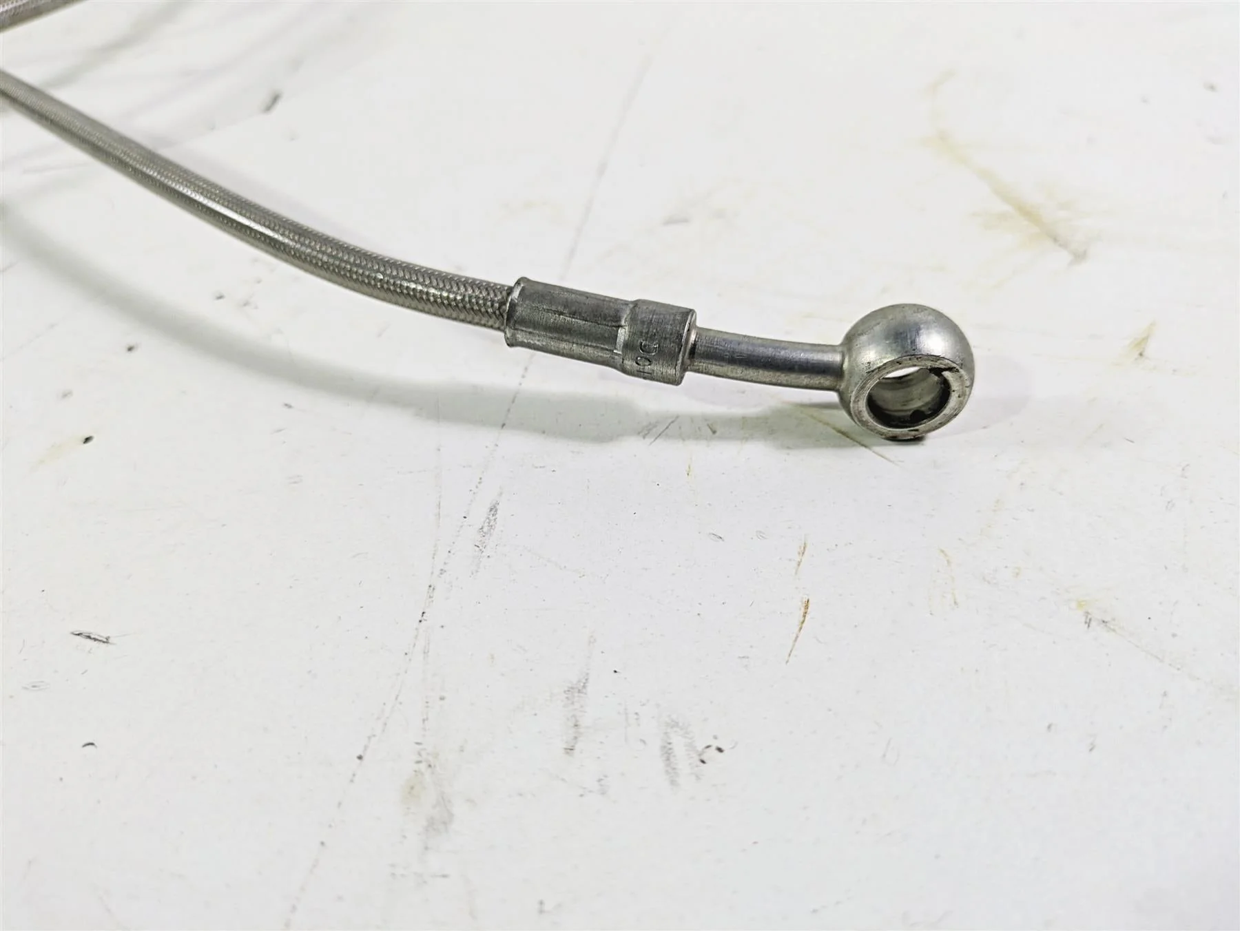 2014 Moto Guzzi California 1400 Touring Front Abs Brake Line Set 887584 887583 - Image 4