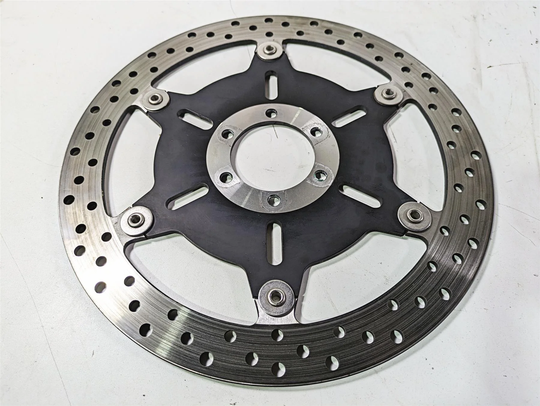 2014 Moto Guzzi California 1400 Touring Front Brake Disc Rotor Set 887430 887439 - Image 6