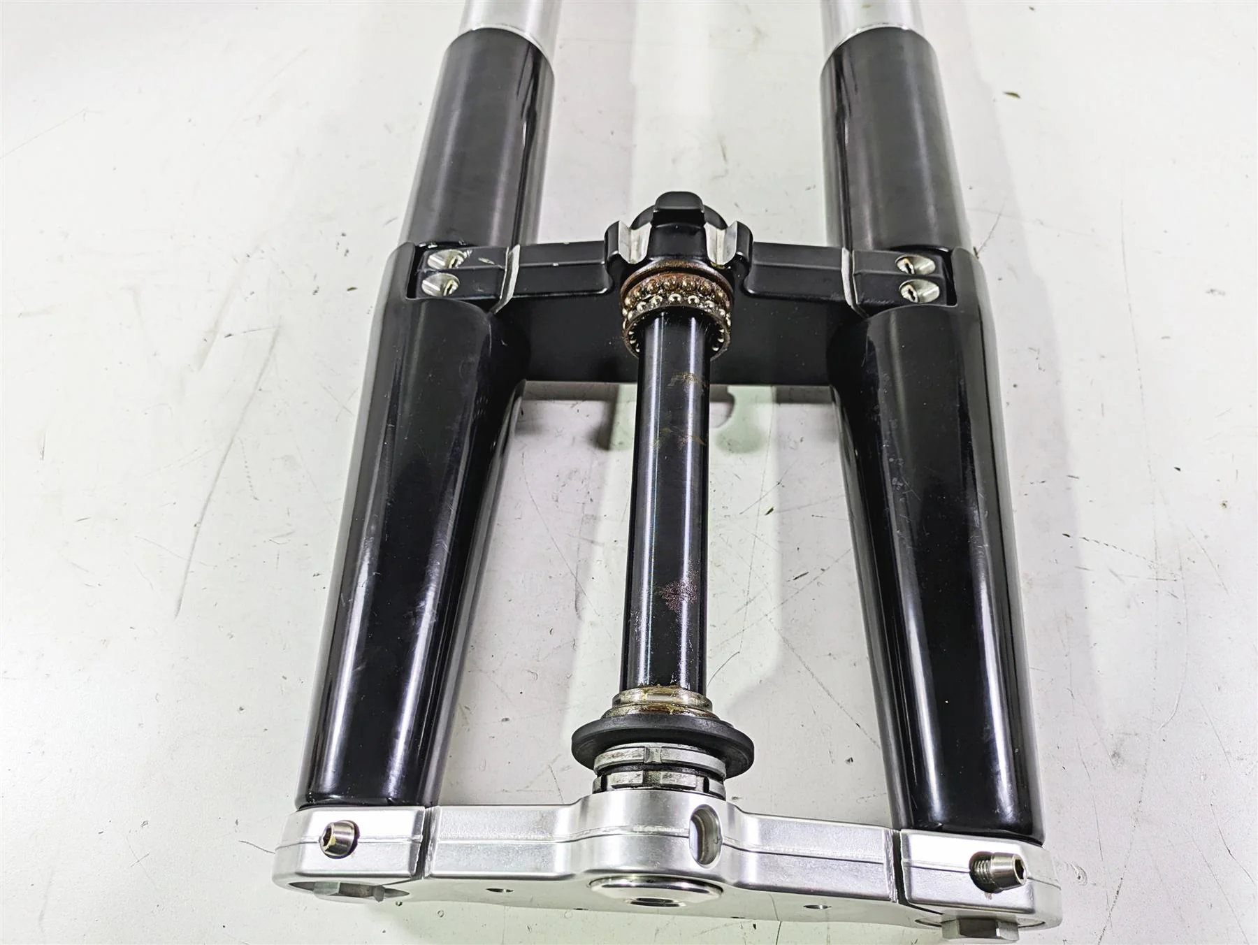 2014 Moto Guzzi California 1400 Touring Front Fork Assembly R 887512 L 887513 - Image 7