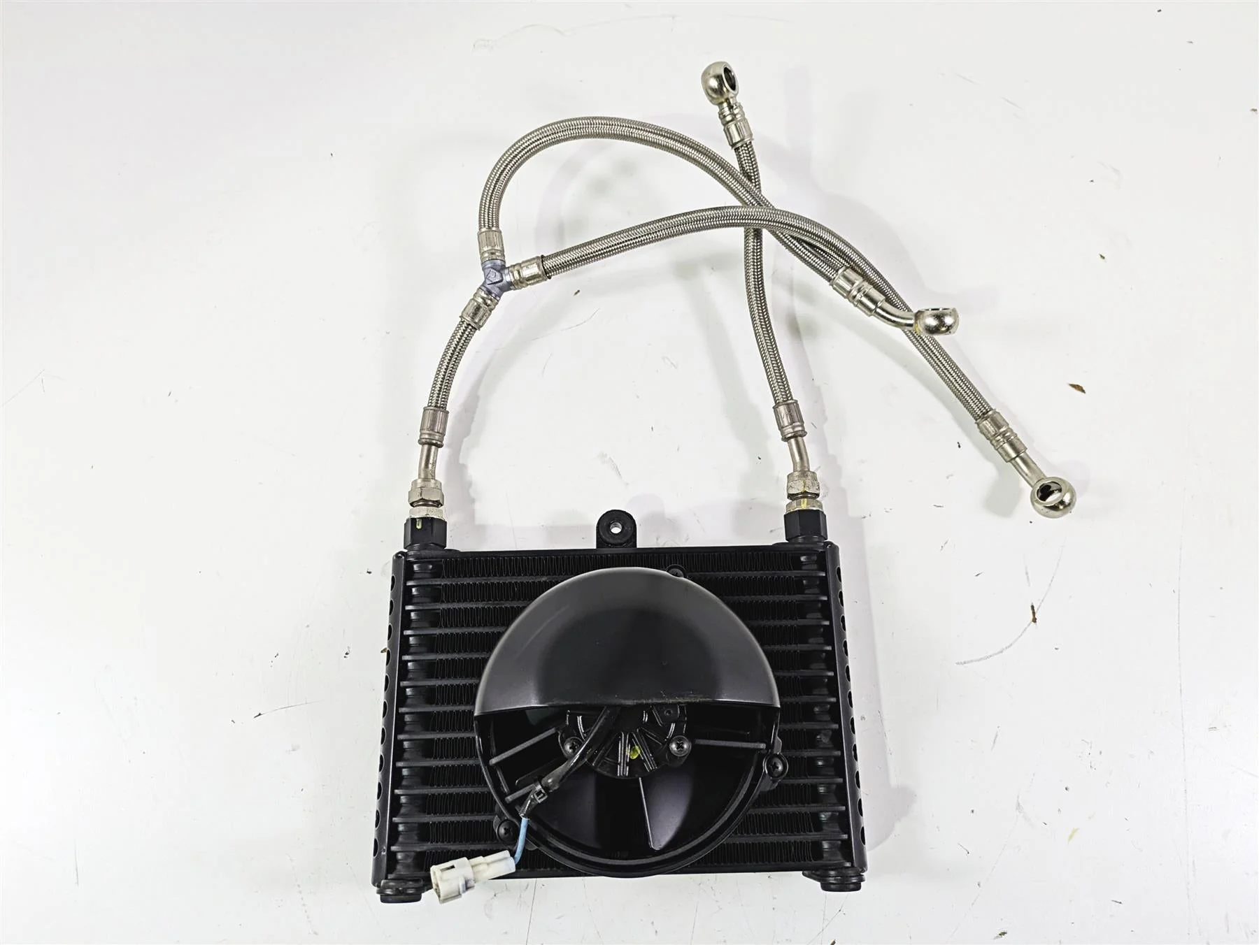 2014 Moto Guzzi California 1400 Touring Oil Cooler Lines & Fan Set B063090