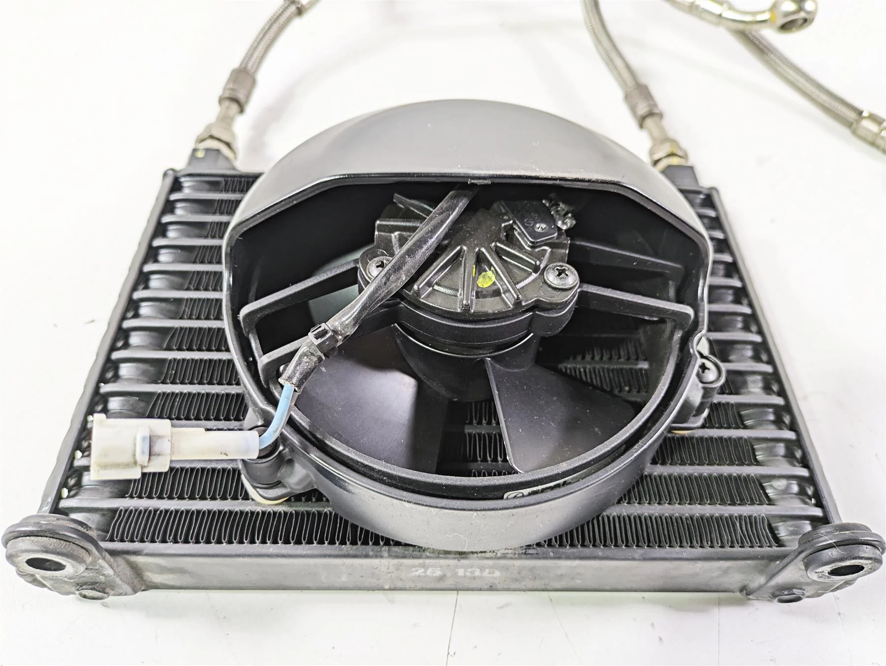 2014 Moto Guzzi California 1400 Touring Oil Cooler Lines & Fan Set B063090 - Image 6