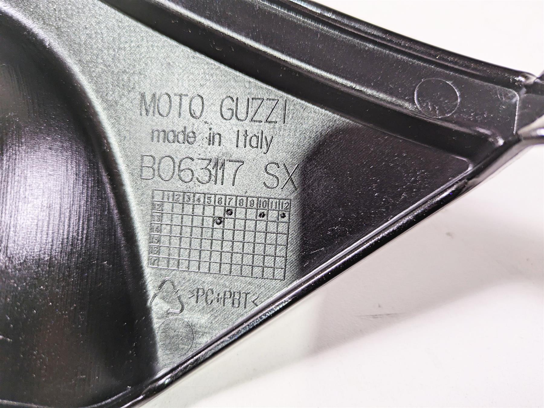 2014 Moto Guzzi California 1400 Touring Rear Shock Cover Fairing Set B063117 - Image 9