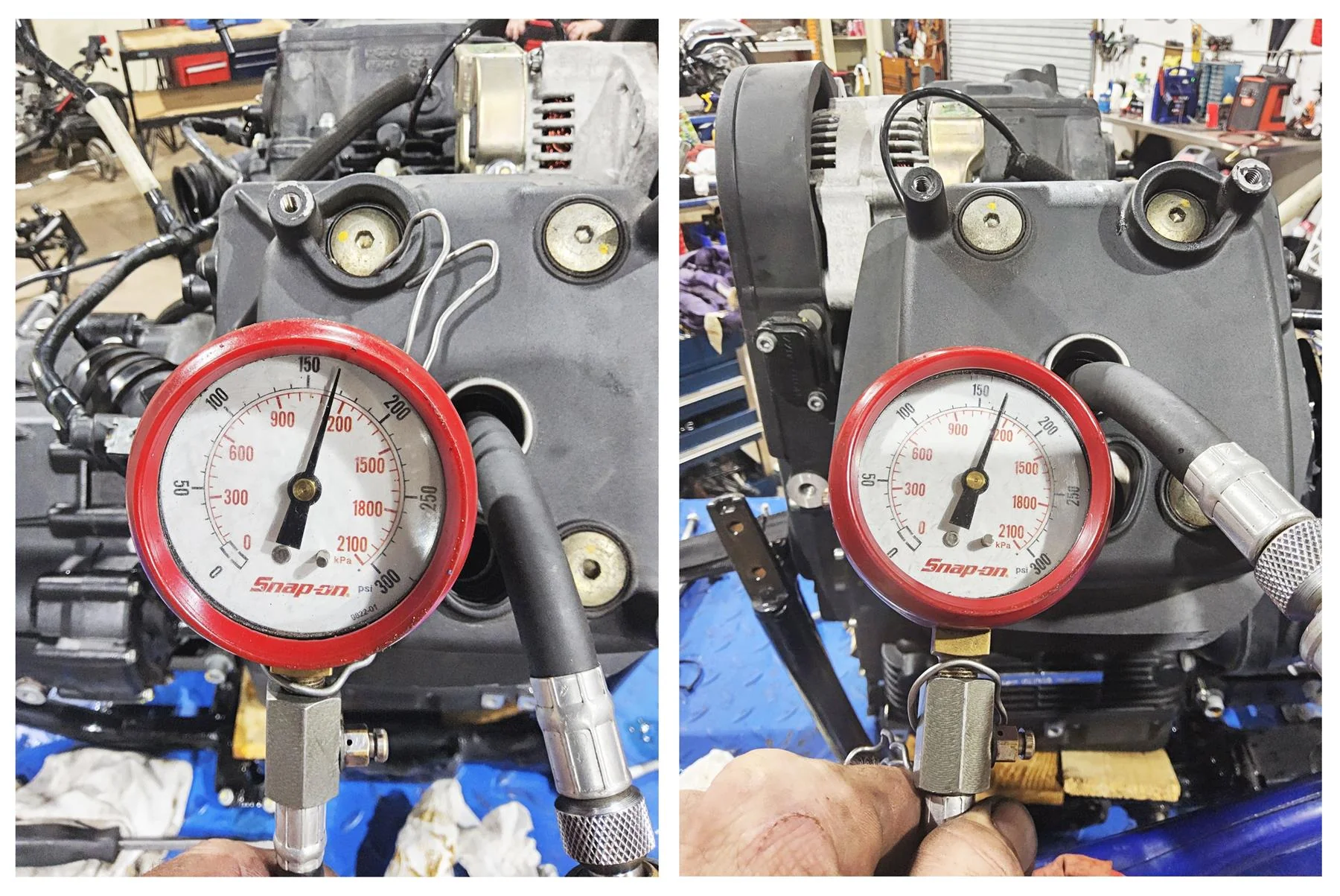 2014 Moto Guzzi California 1400 Touring Runnin Engine Motor 8k Only -Vid 9769965 - Image 2