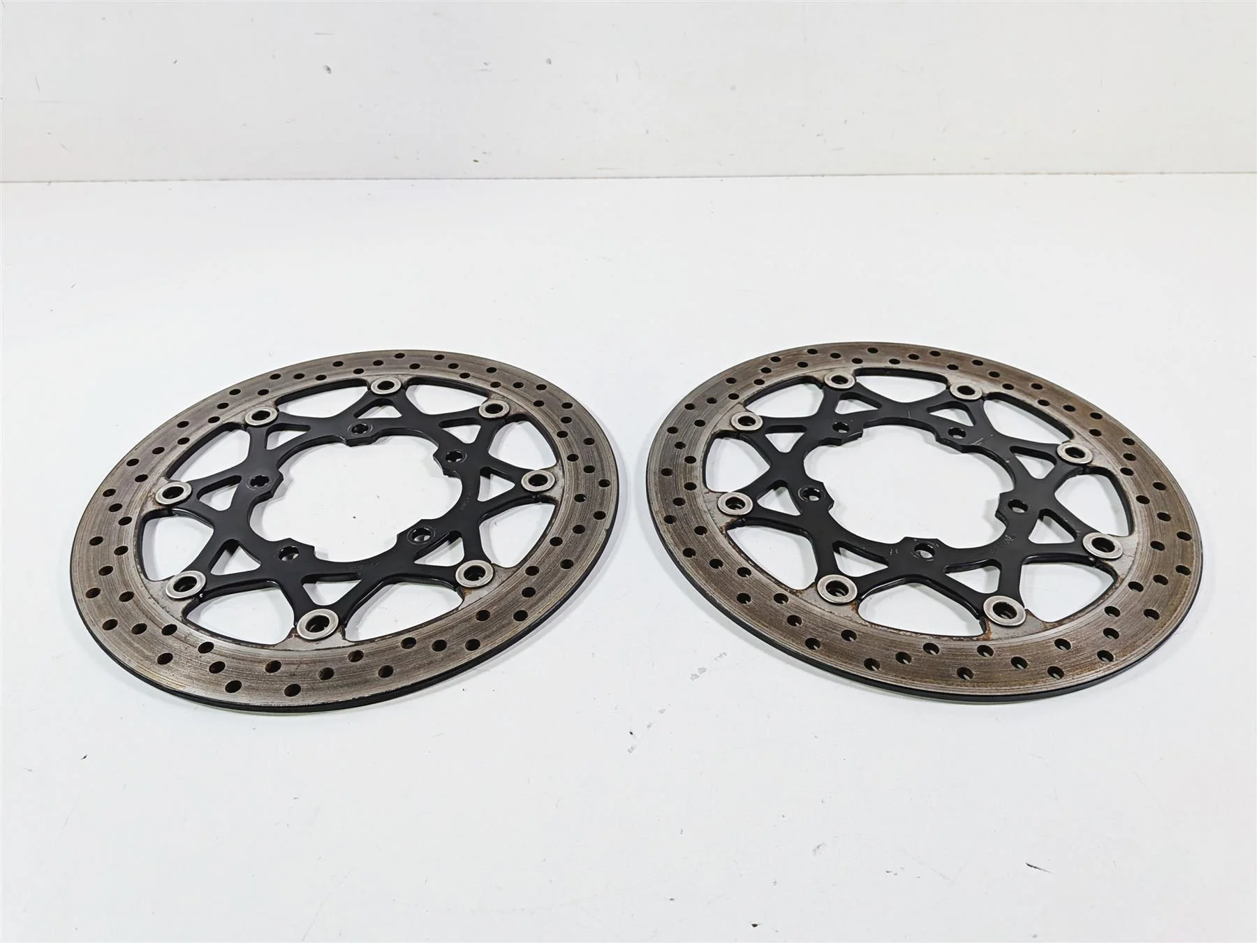 2014 Suzuki M109R VZR1800 Boulevard Front Brake Disc Rotor Set 59210-41G40 - Image 4