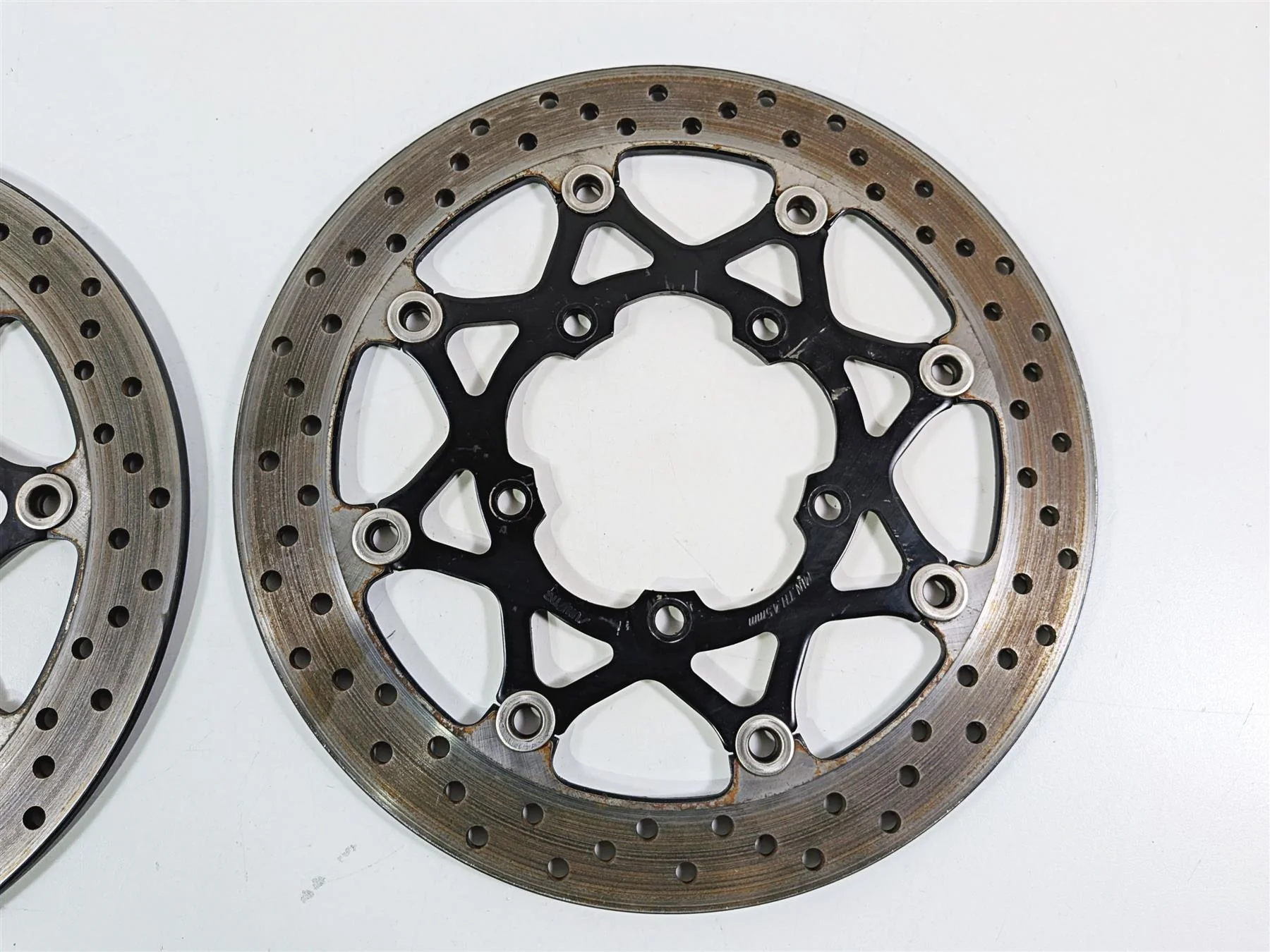 2014 Suzuki M109R VZR1800 Boulevard Front Brake Disc Rotor Set 59210-41G40 - Image 6