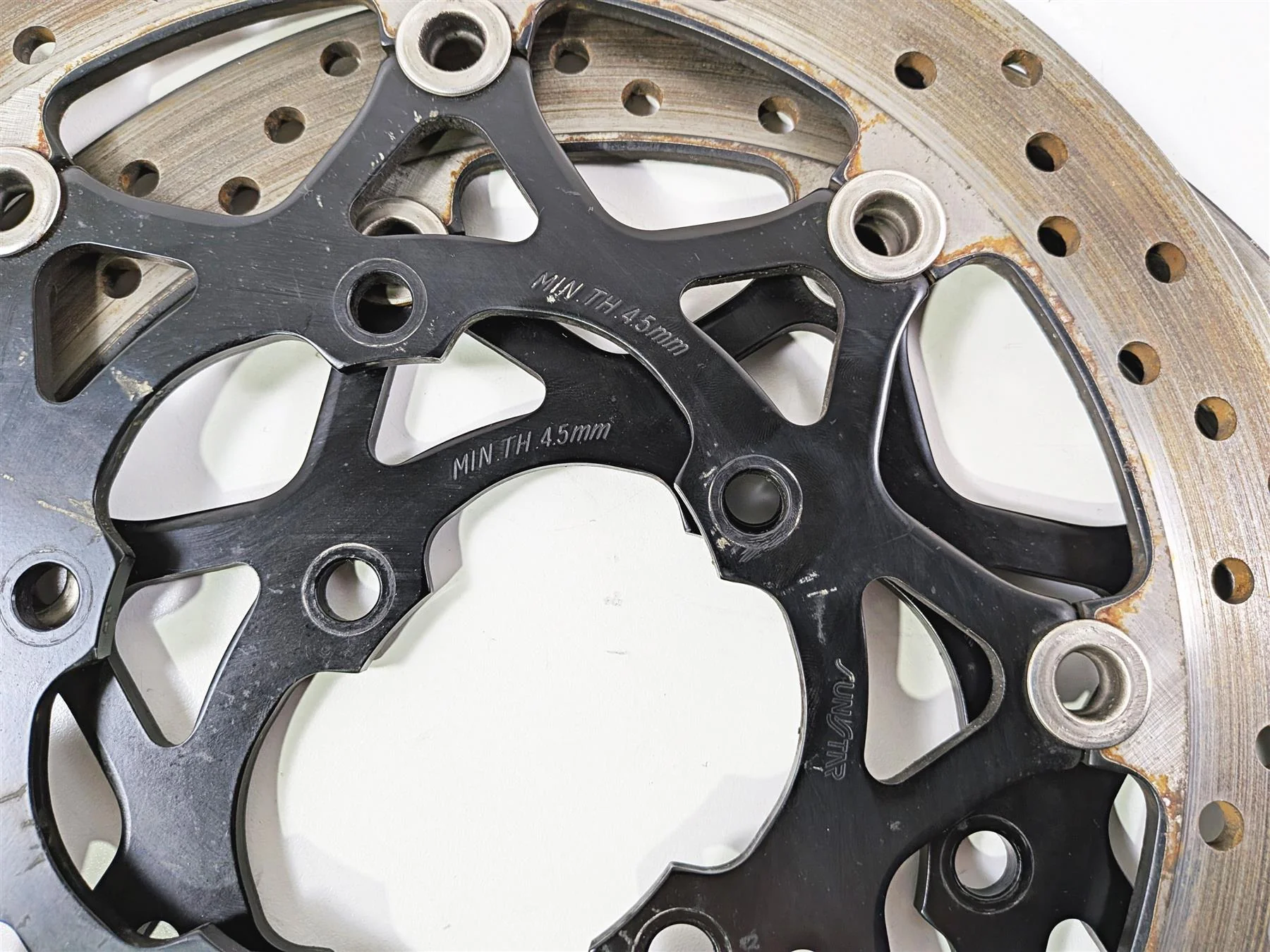 2014 Suzuki M109R VZR1800 Boulevard Front Brake Disc Rotor Set 59210-41G40 - Image 8
