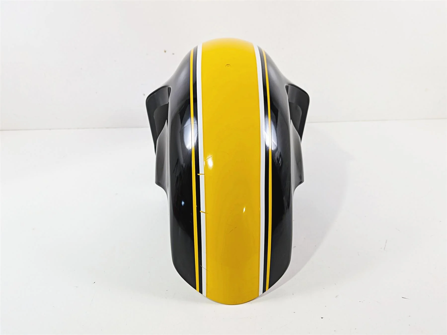 2014 Suzuki M109R VZR1800 Boulevard Front Fender Yellow Black 53110-48G60 - Image 5