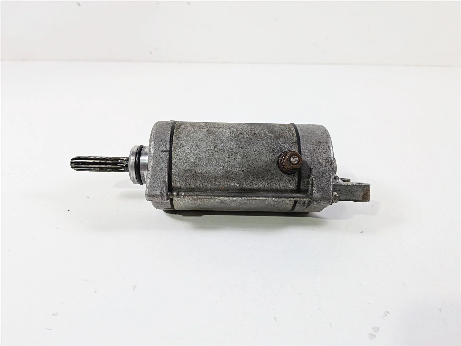 2014 Suzuki M109R VZR1800 Boulevard Mitsuba Engine Starter Motor 31100-48G00 - Image 4