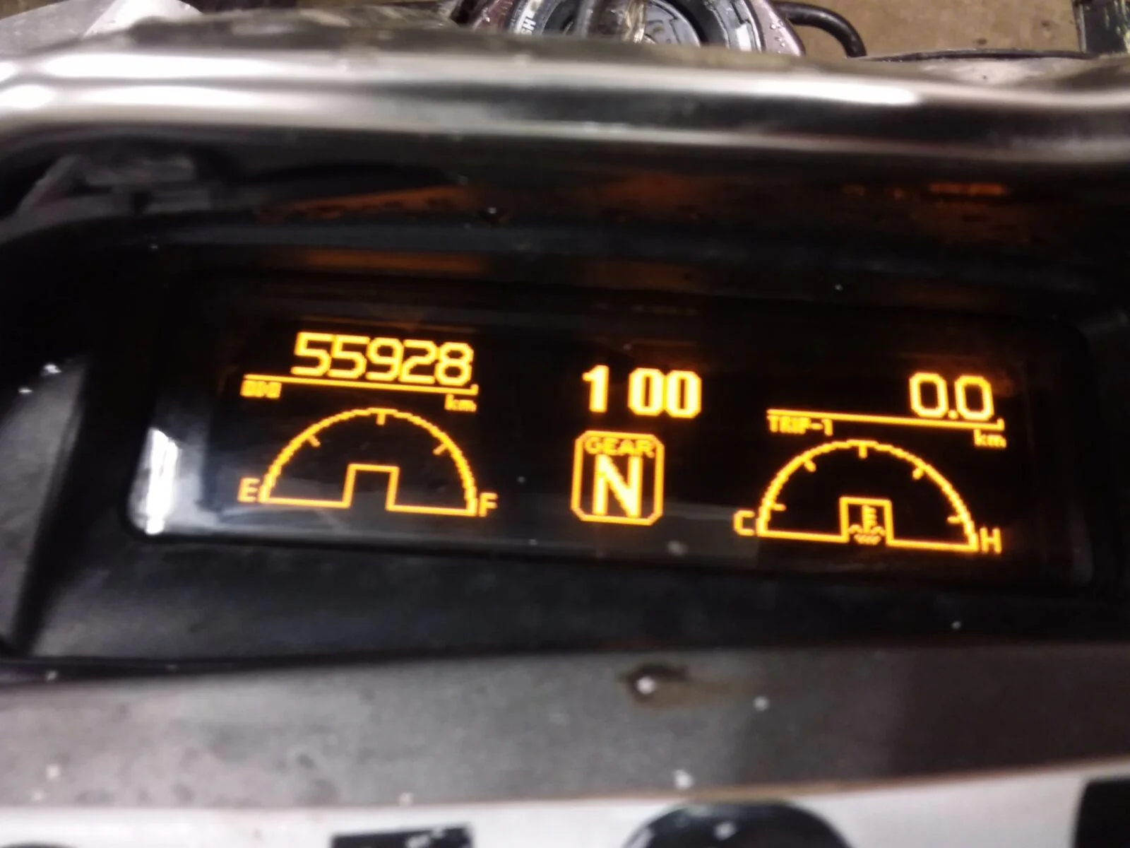 2014 Yamaha VMX17 V-Max 1700 Speedometer Odometer Gauges -55km -Read 2S3-8350A-0 - Image 2