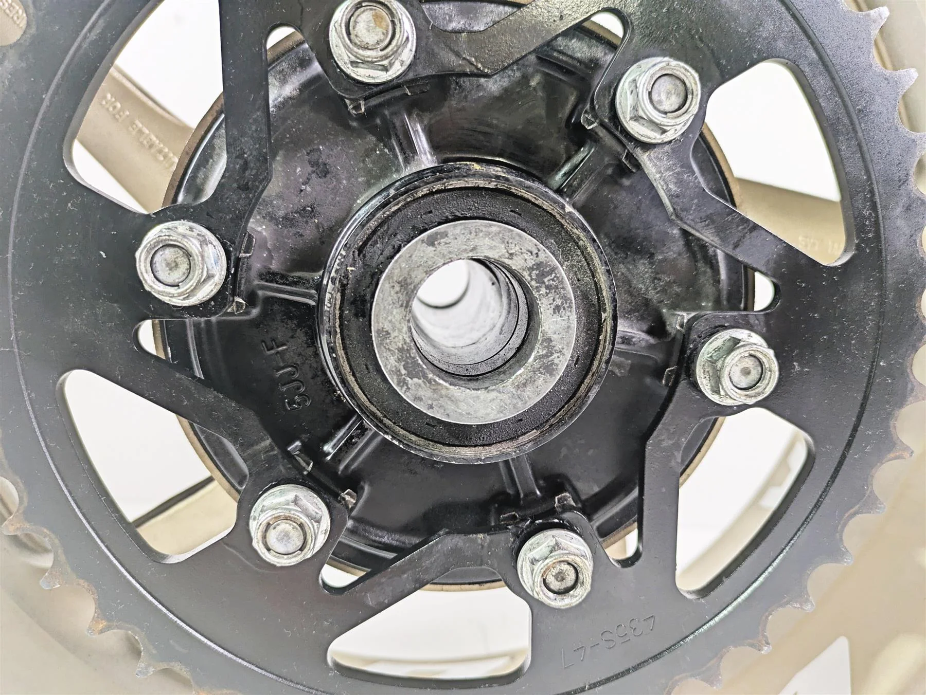 2014 Yamaha YZFR1 R1 RN22 Rear Wheel Rim 17x6 .3mm Runout -Small Dent 5VY-25338 - Image 7