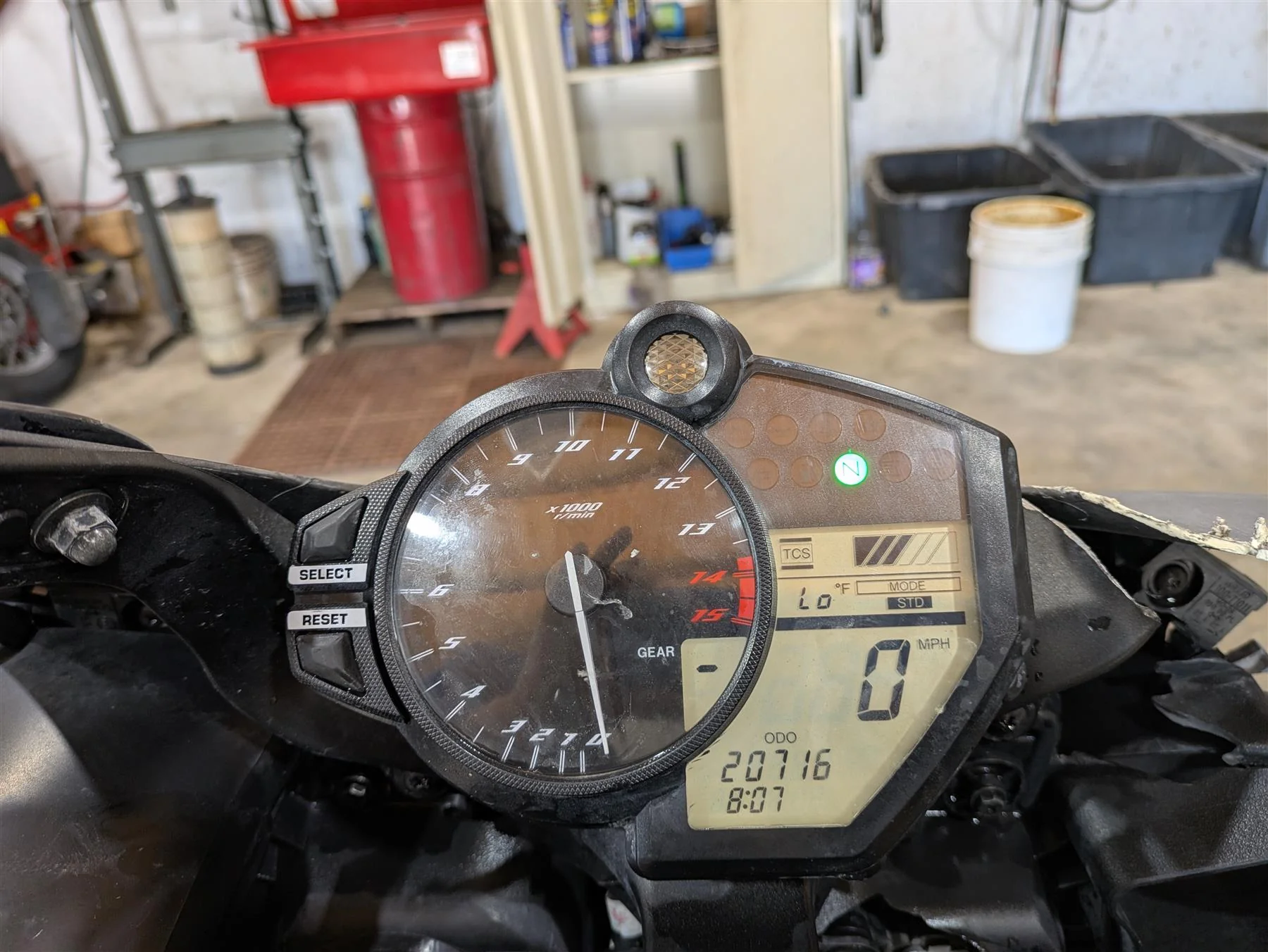 2014 Yamaha YZFR1 R1 RN22 Speedometer Gauges Instrument 20K 1KB-83500-20-00 - Image 2