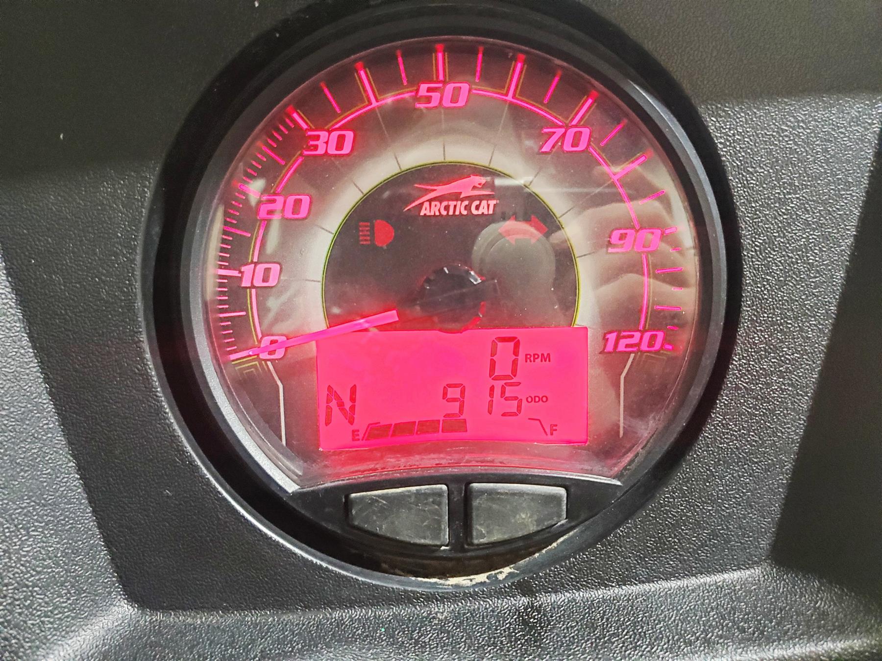 2015 Arctic Cat Wildcat 1000 X LTD Speedometer Gauges Instrument 917mi 0520-249 - Image 3