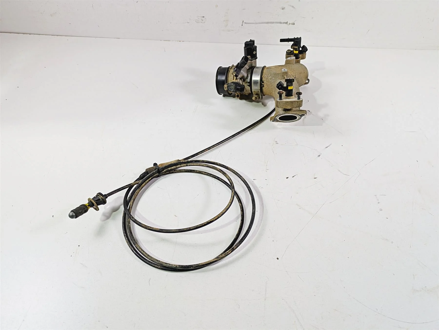 2015 Arctic Cat Wildcat 1000 X LTD Throttle Body & Intake Manifold READ 0570-426 - Image 4