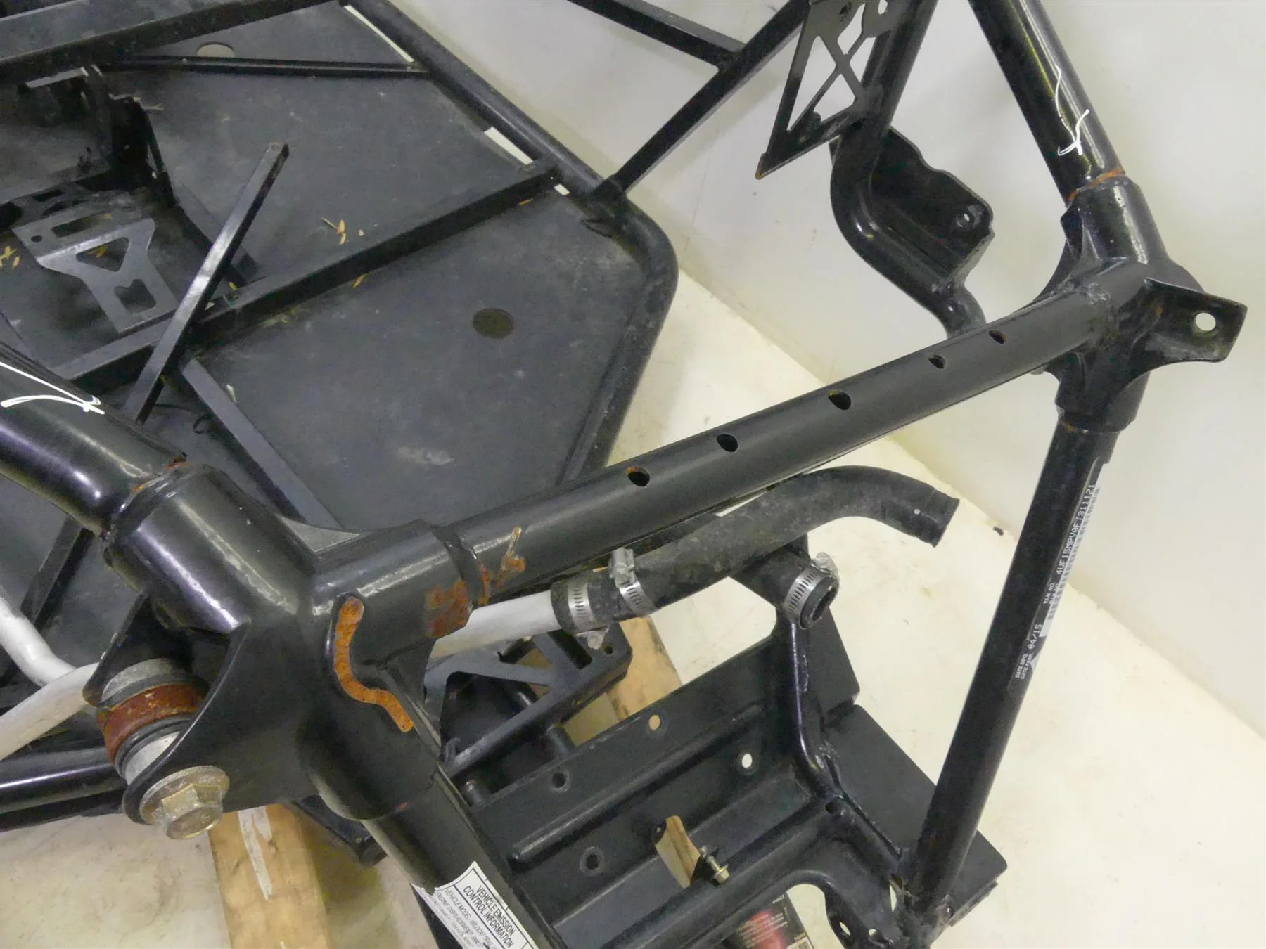 2015 Arctic Wild Cat 700 Sport LTD Frame Chassis With Texas Salvage Title - Bent - Read 8506-861 - Image 9