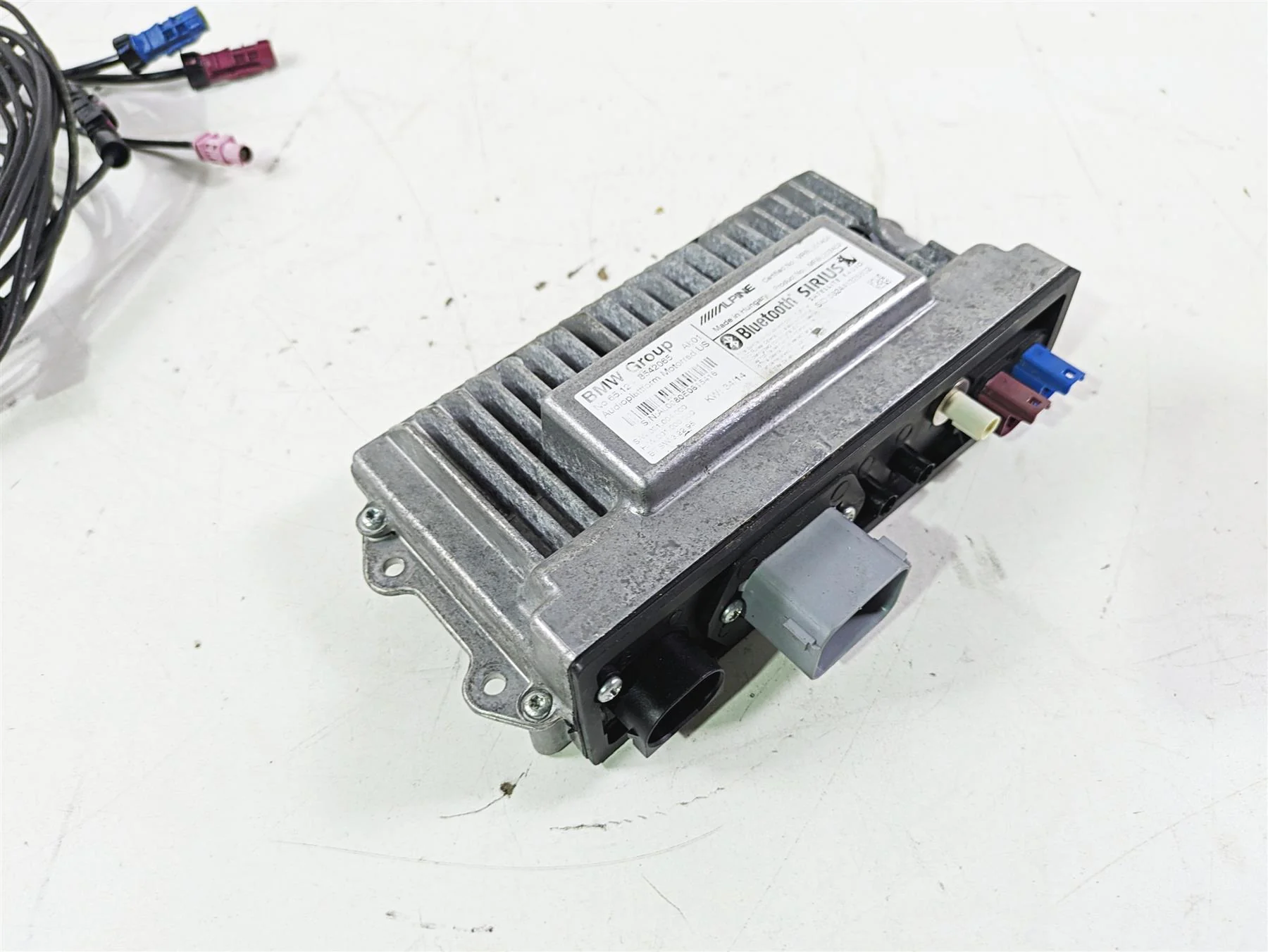 2015 BMW K1600 GT K48 Audio Amp & Wiring & Antenna Set 65128542065 65128542064 - Image 10