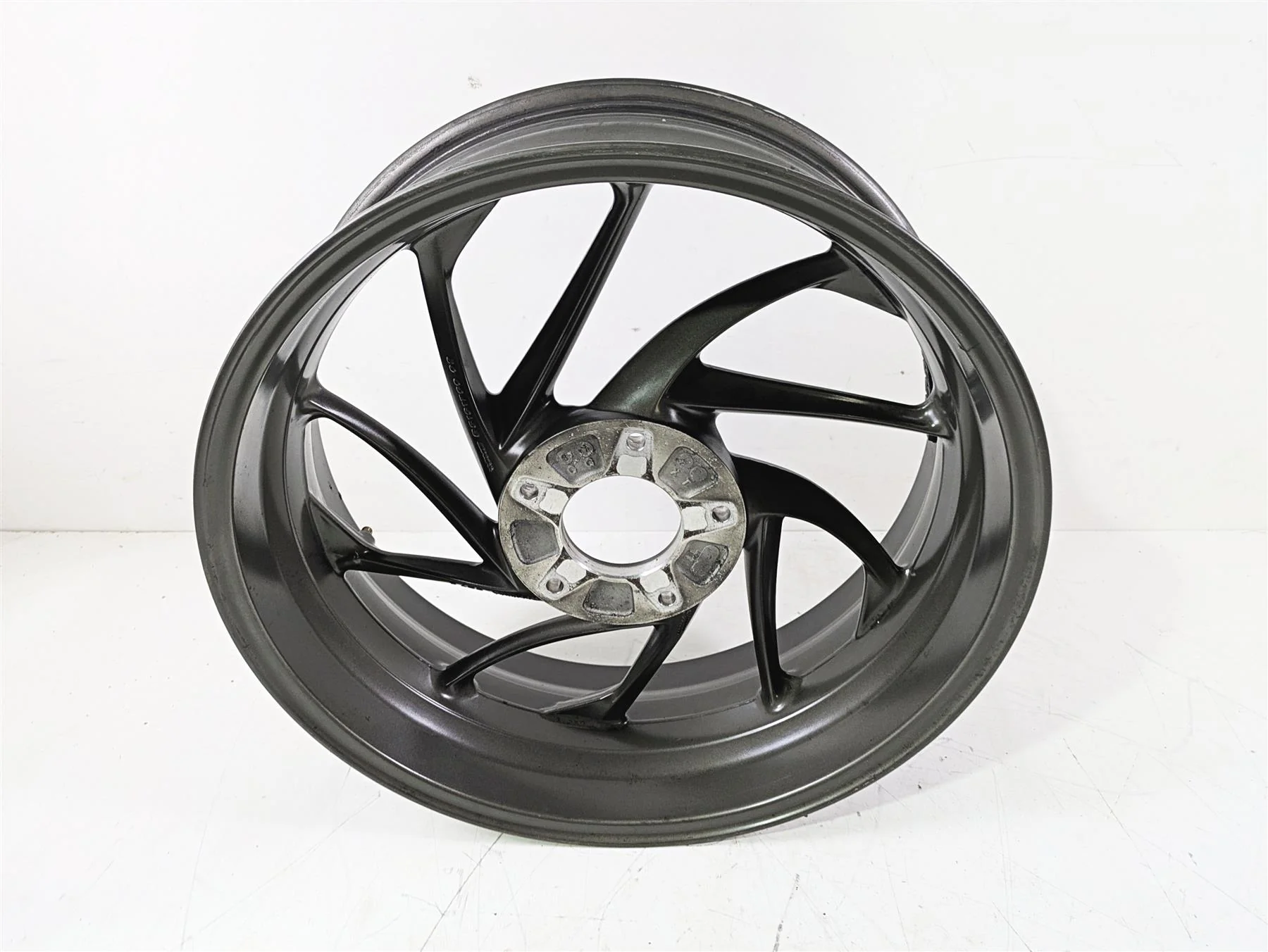 2015 BMW K1600 GT K48 Rear Wheel Rim 17x6 Straight 36318529042 - Image 3