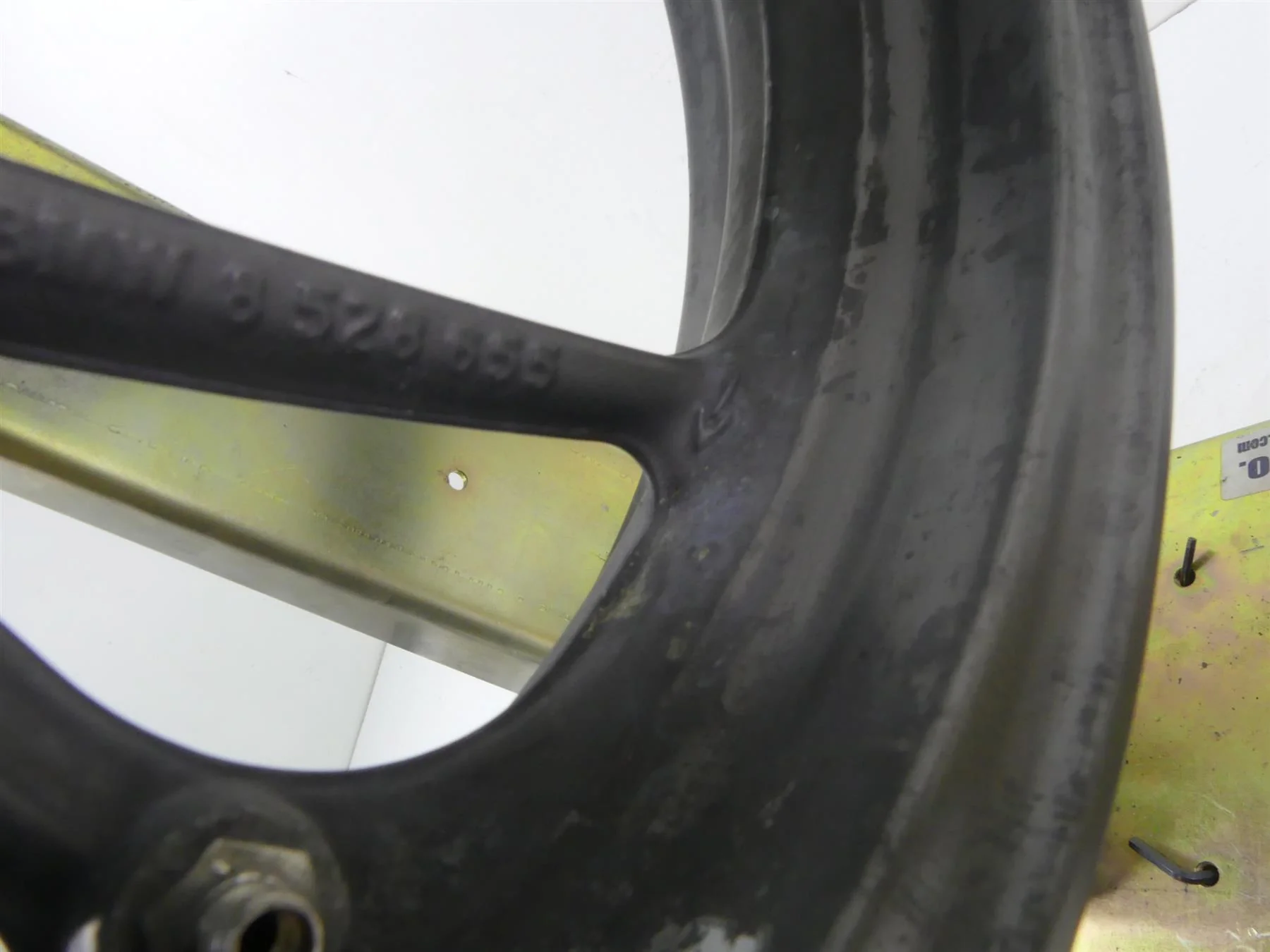 2015 BMW K1600GT K48 Straight Grey Front Wheel Rim 17x3.5 - Read 36317727840 - Image 10