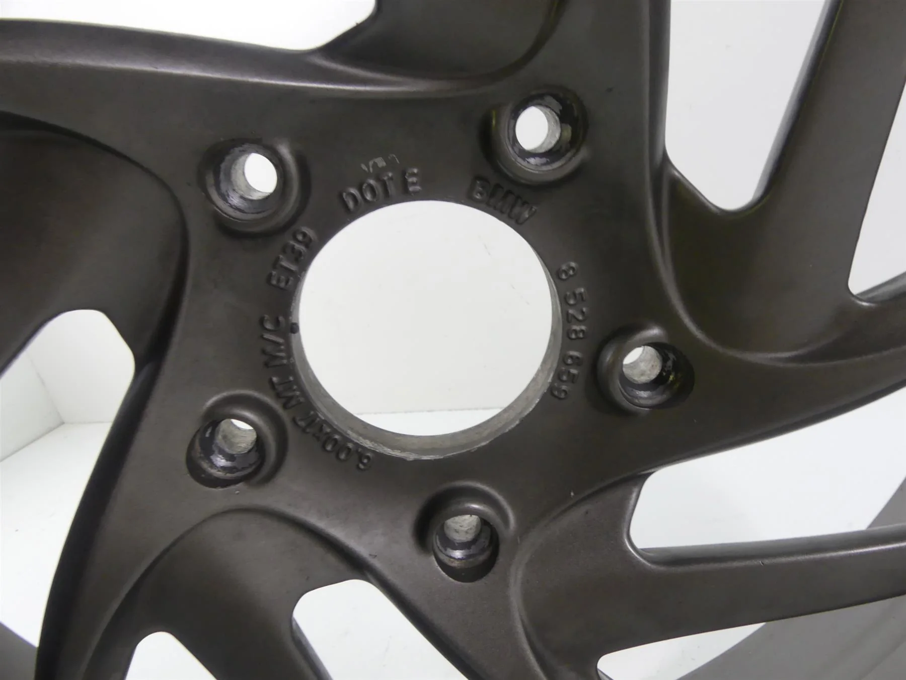 2015 BMW K1600GT K48 Straight Grey Rear Wheel Rim 17x6  36318529042 8528659 - Image 7