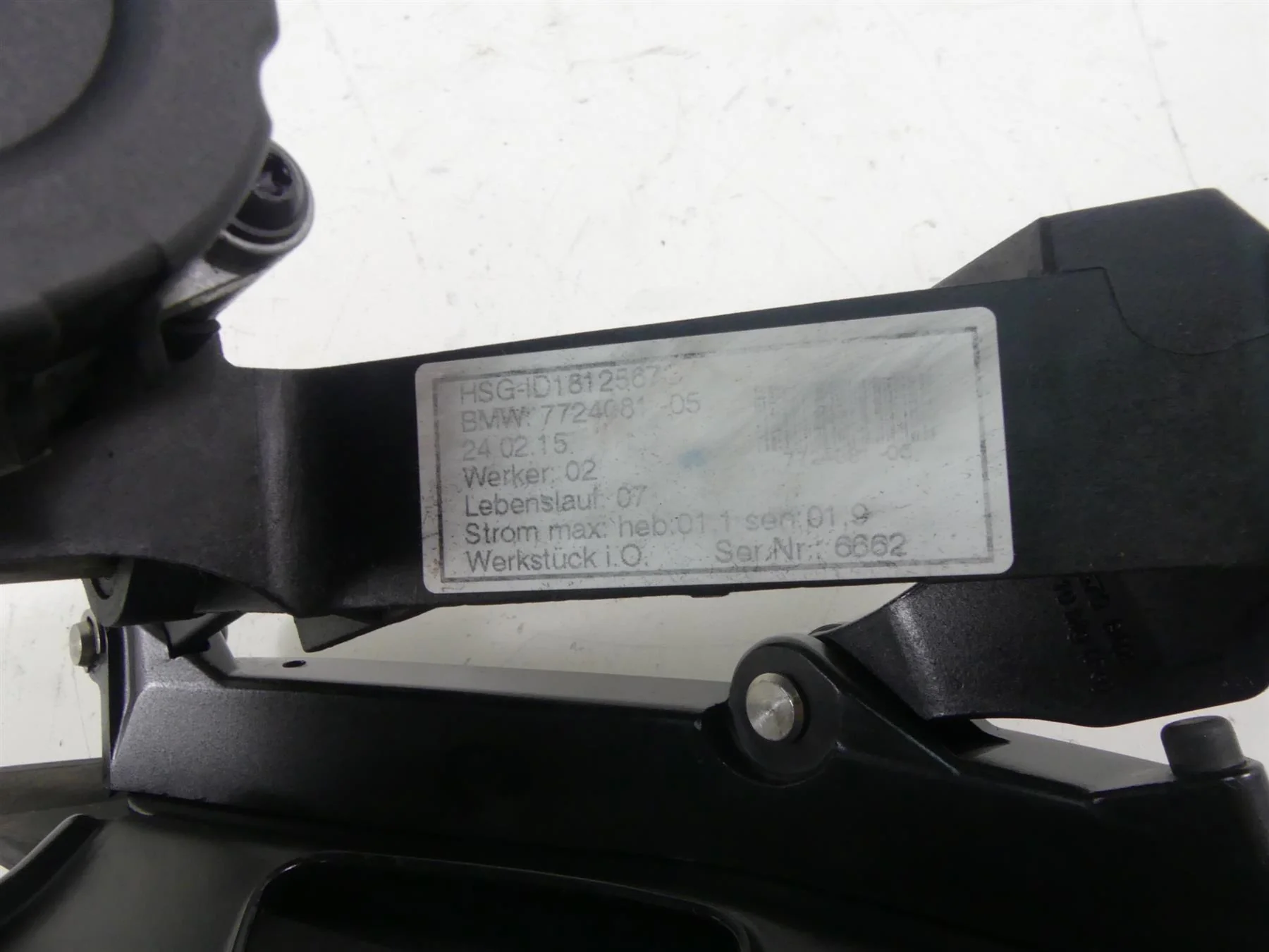 2015 BMW K1600GT K48 Windshield Wind Shield Screen Adjuster + Motor 46637724081 - Image 9