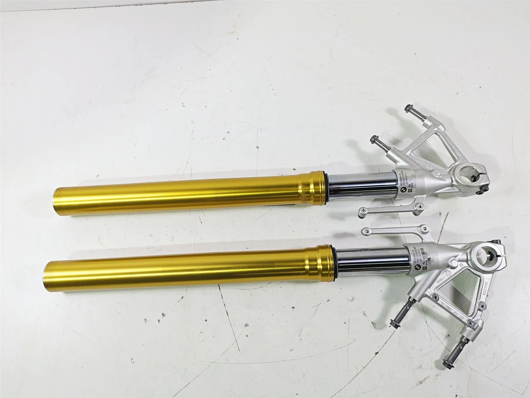 2015 BMW R nineT K21 Straight Sachs Front Fork Leg Set 591 Mi Only 31428535887 - Image 2