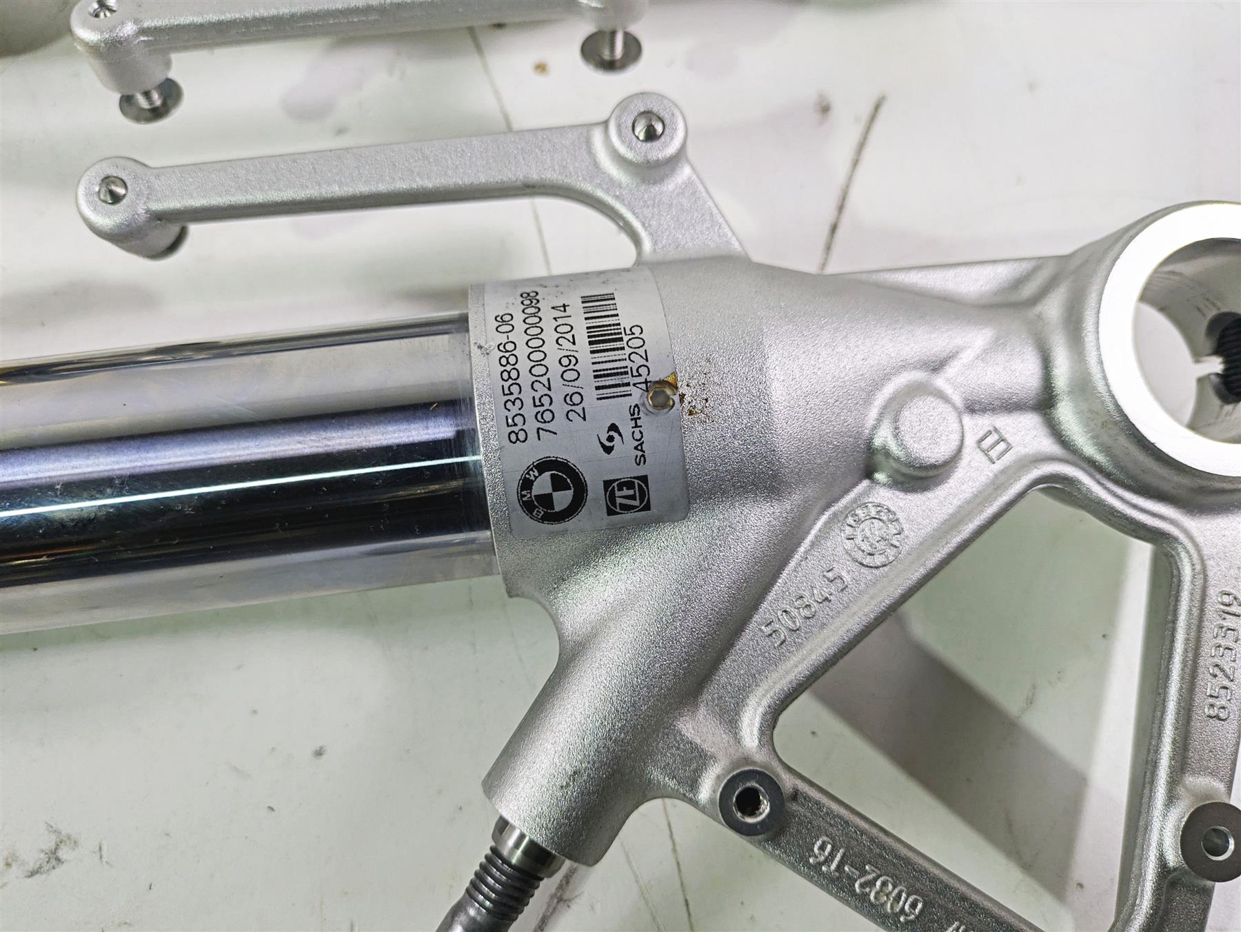 2015 BMW R nineT K21 Straight Sachs Front Fork Leg Set 591 Mi Only 31428535887 - Image 3