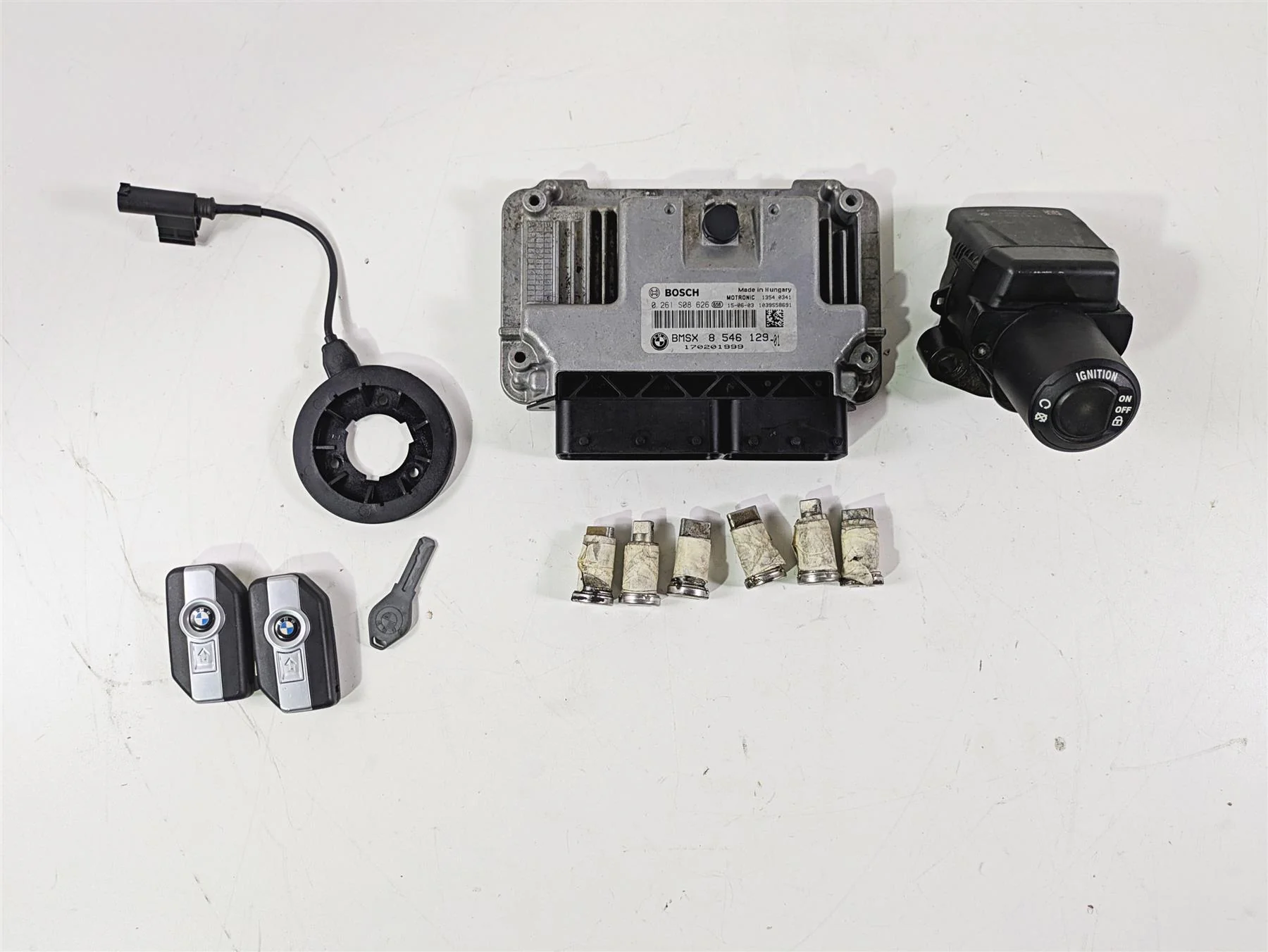 2015 BMW R1200 GS Adv K51 Cdi Handsfree Ignition Switch Key Lock Set 8546129