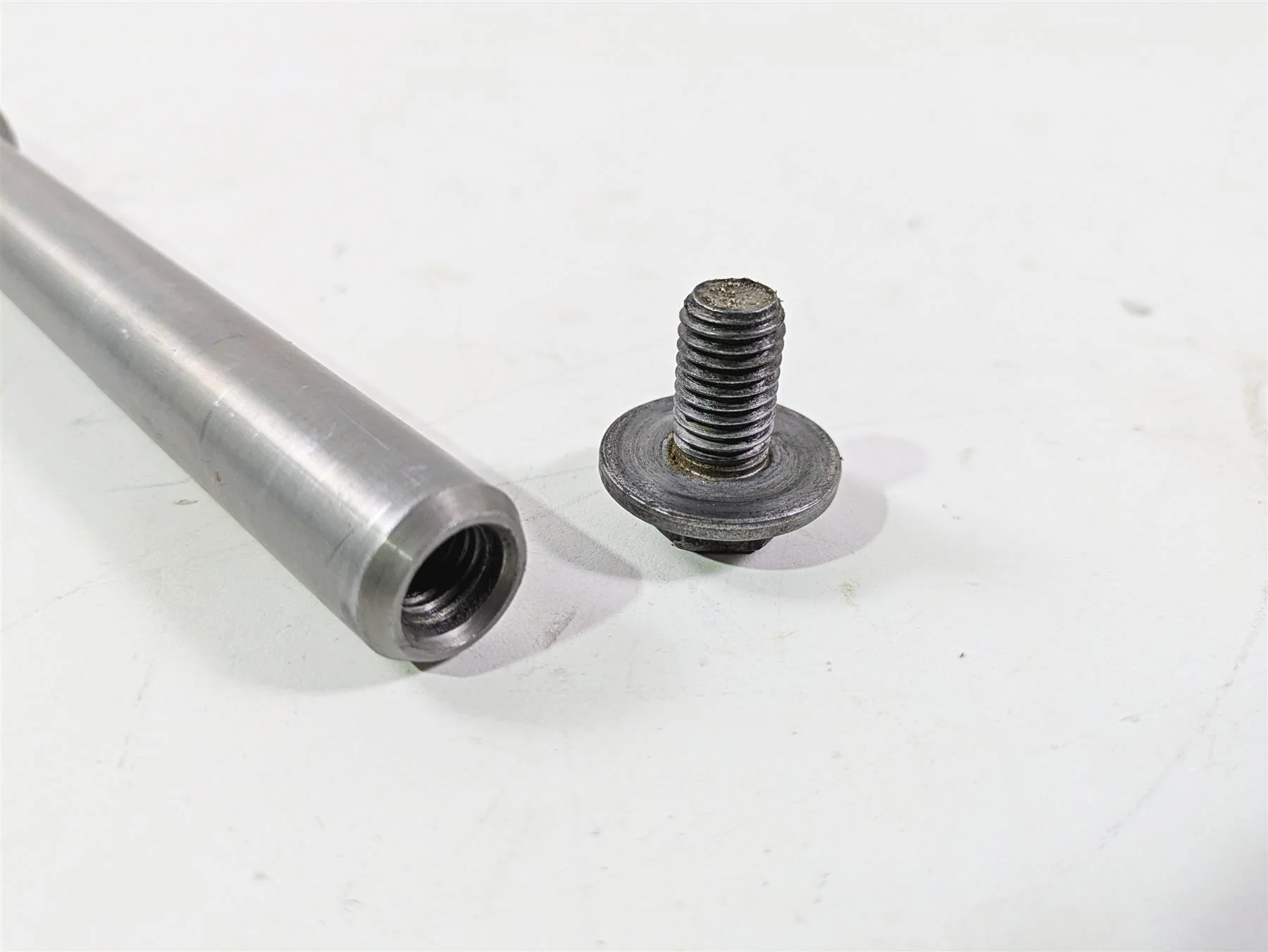 2015 BMW R1200 GS Adv K51 Front Axle Wheel Spindle 36318520418 - Image 9