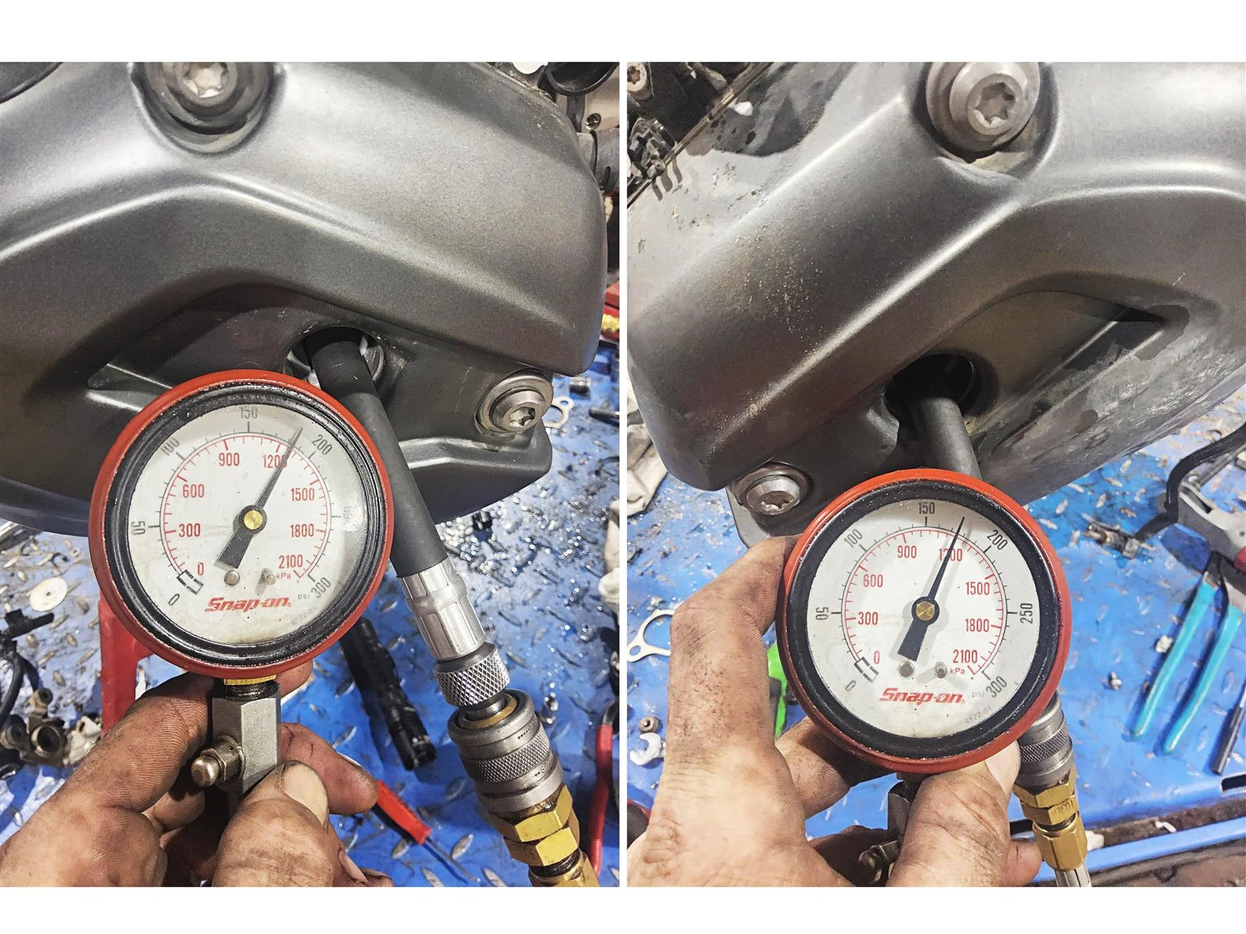 2015 BMW R1200 GS Adv K51 Running Engine Motor Black 39K Video 11008389100 - Image 2