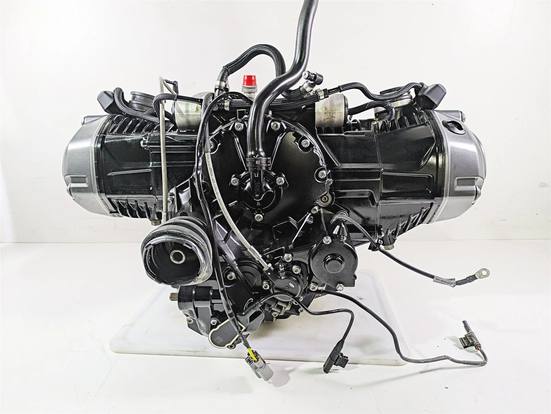 2015 BMW R1200 GS Adv K51 Running Engine Motor Black 39K Video 11008389100 - Image 6