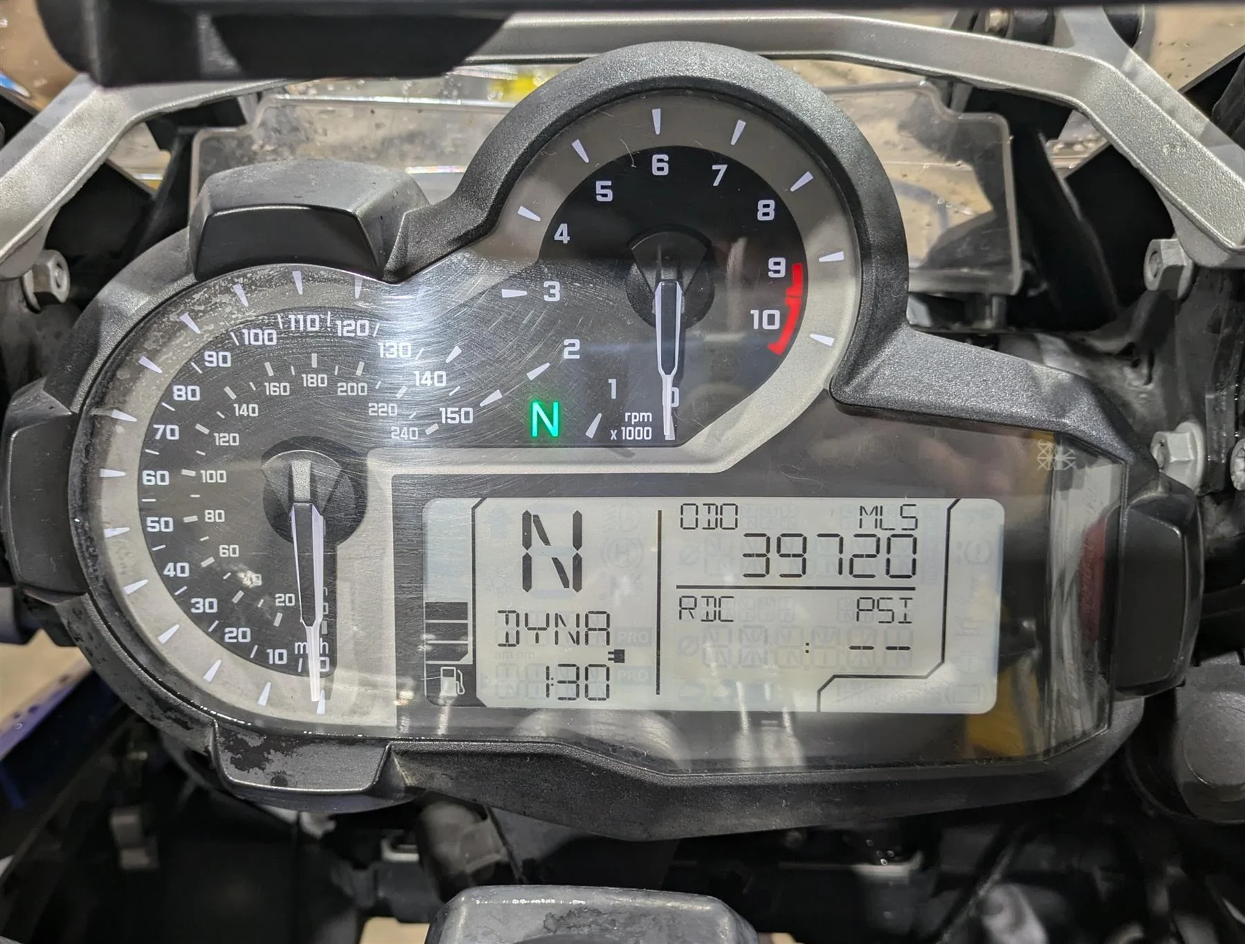 2015 BMW R1200 GS Adv K51 Speedometer Gauge Instrument 39K 62118557882 - Image 2