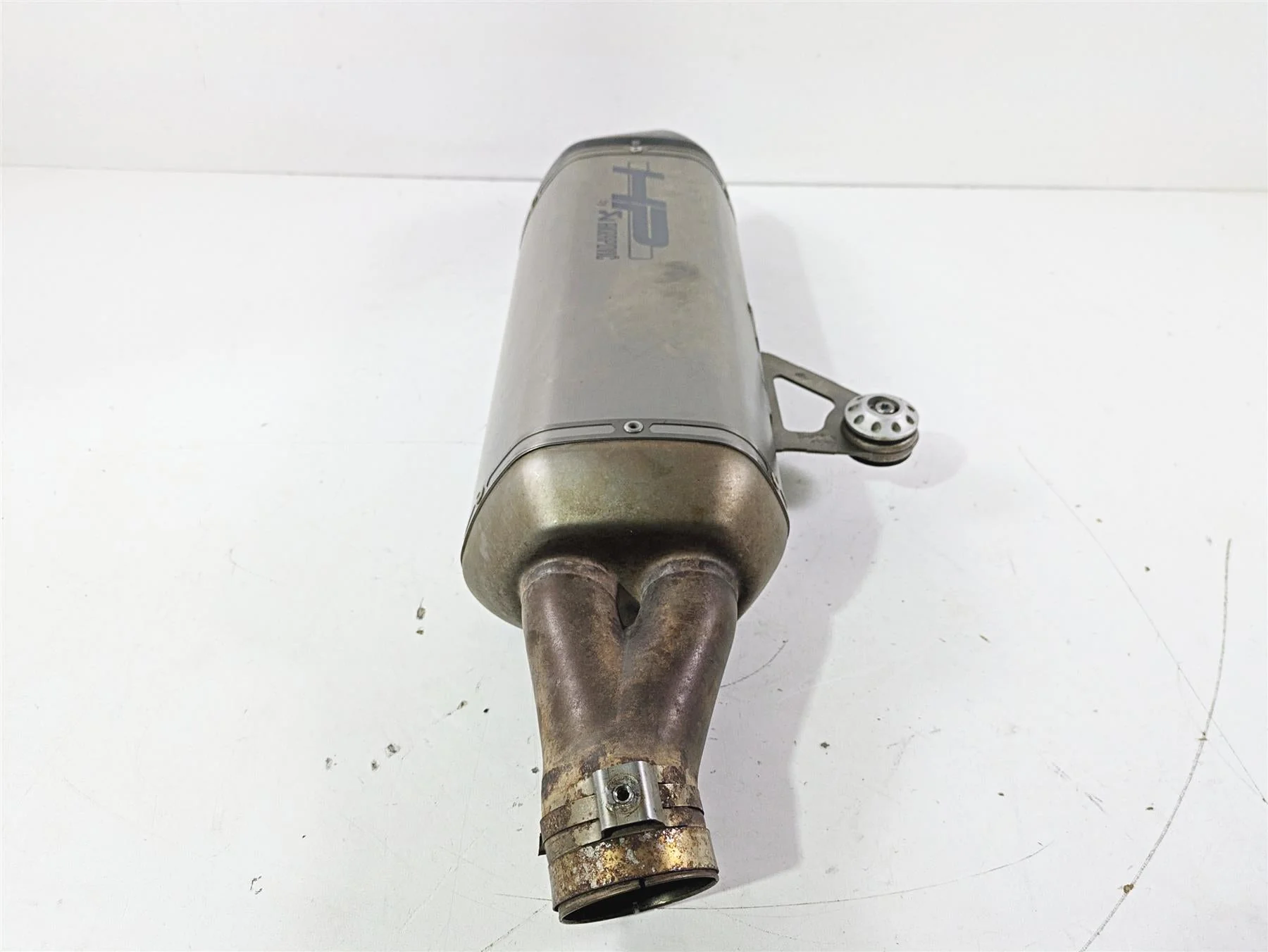 2015 BMW R1200GS Adv K51 Akrapovic Titanium Exhaust Pipe Muffler HP 77118533744 - Image 10