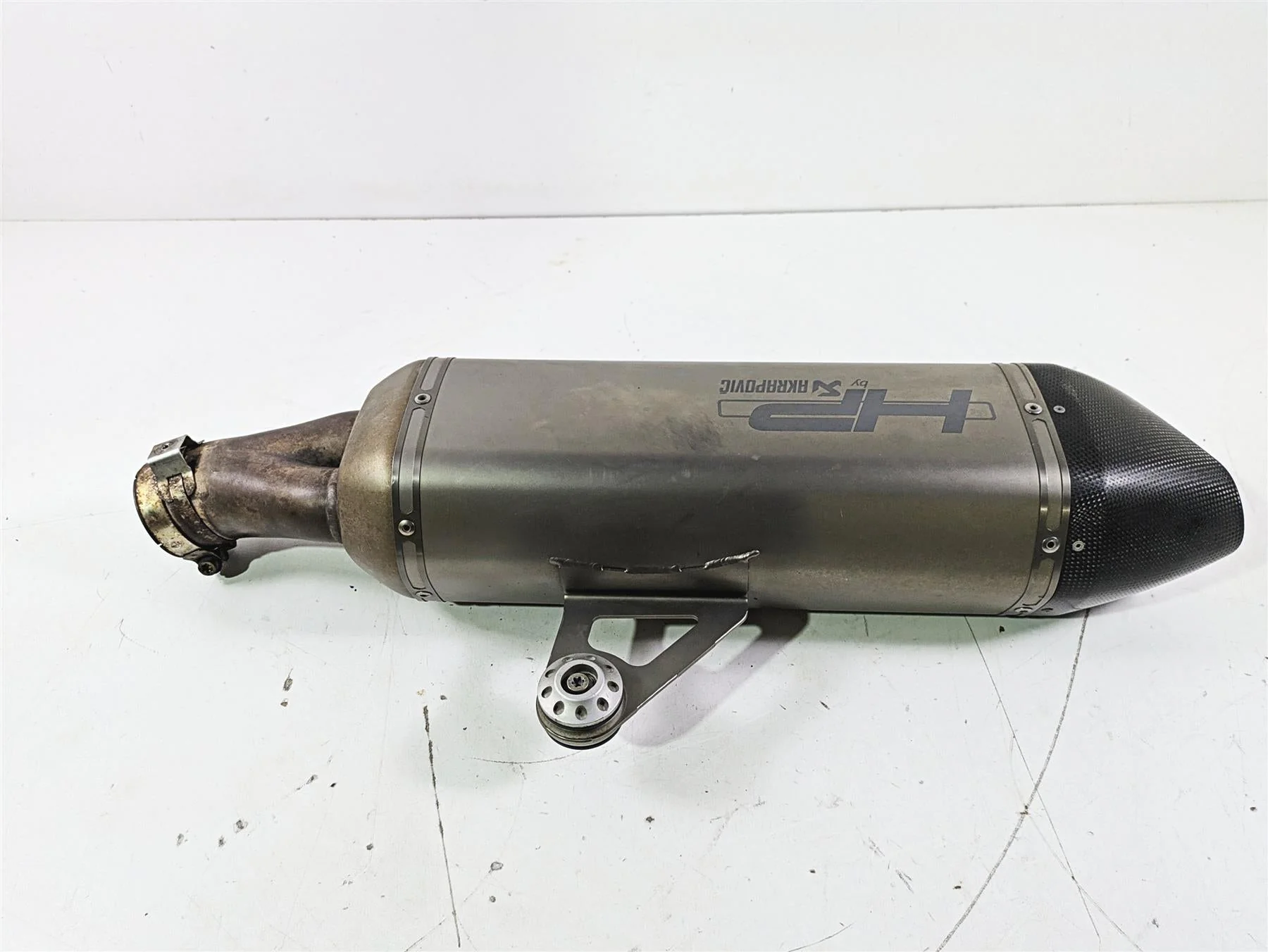 2015 BMW R1200GS Adv K51 Akrapovic Titanium Exhaust Pipe Muffler HP 77118533744 - Image 11