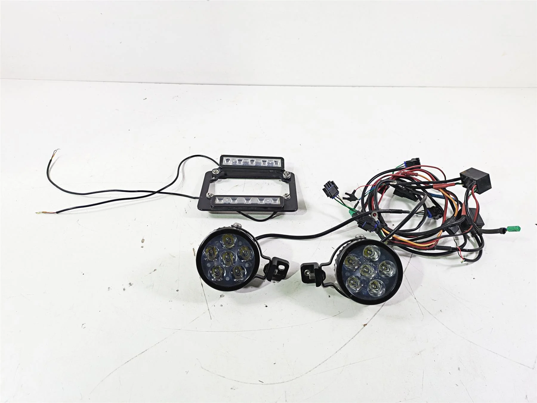 2015 BMW R1200GS Adv K51 Erica E51 Clearwater Lights Spot Fog & Plate Holder